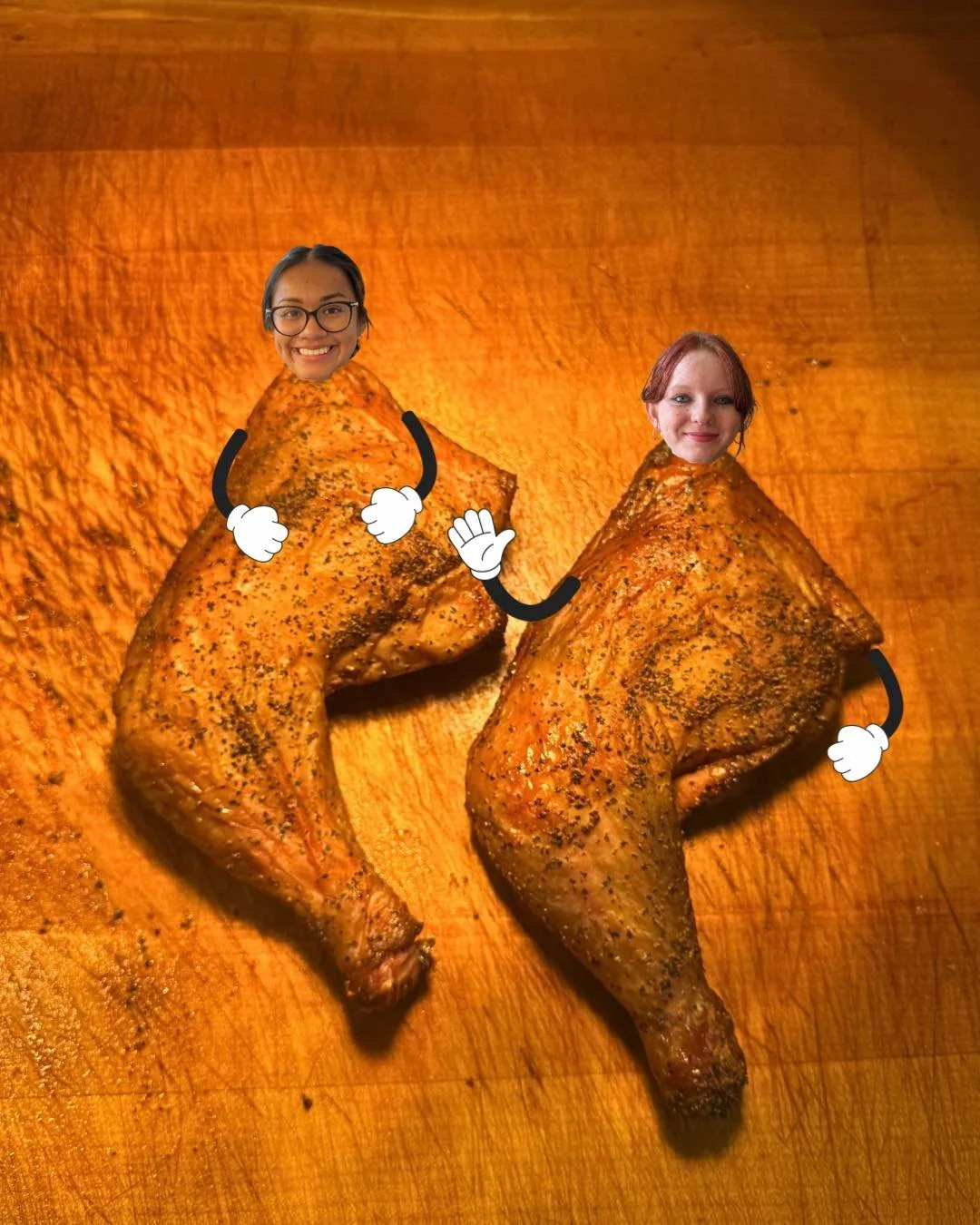 Smoked chicken available now until 7pm!

$12 for a leg quarter &amp; two sides