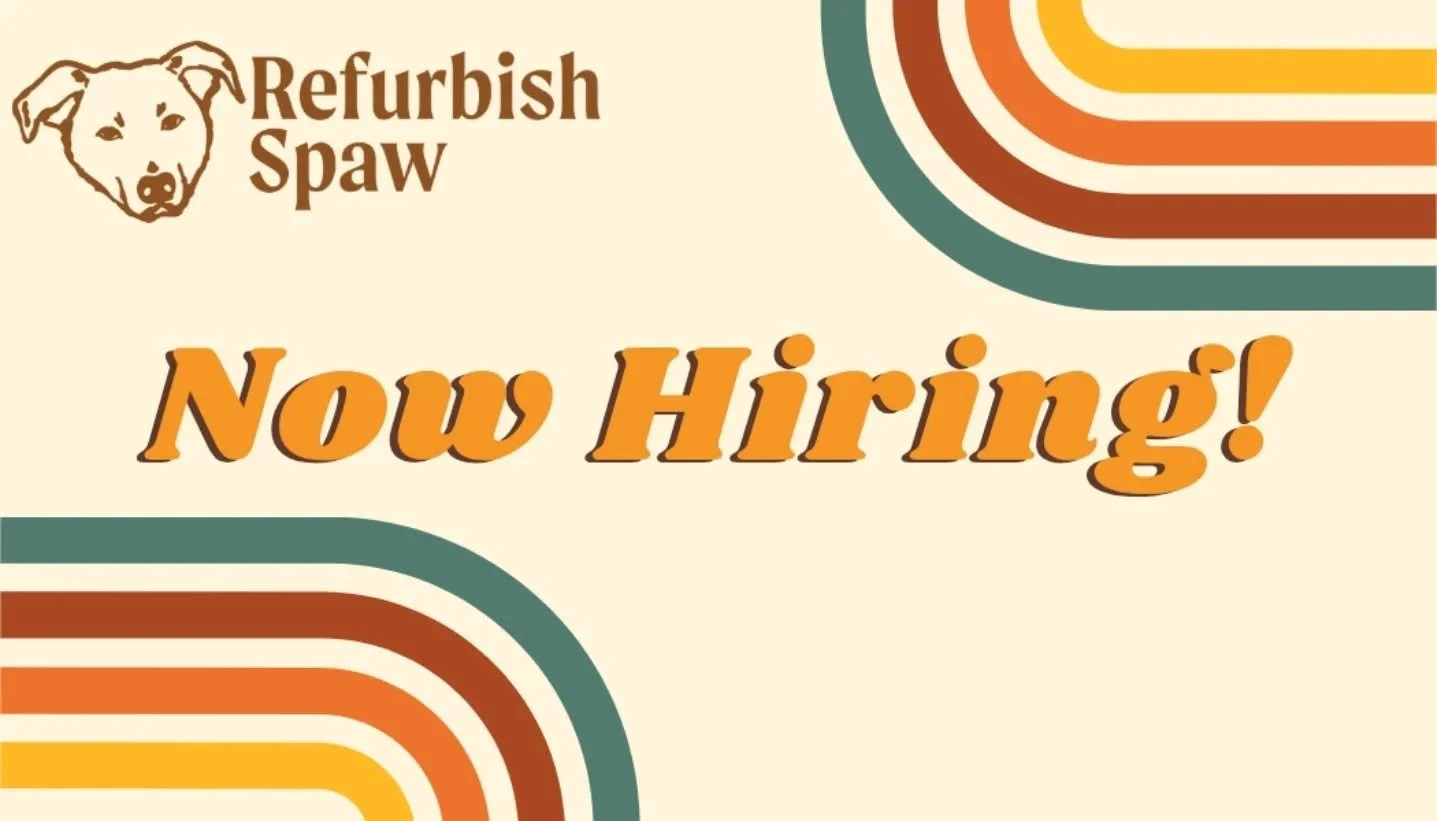 Hey all, Refurbish Spaw is looking to add another groomer to our team! ✂️🐩

- Full time (would consider part time for the right fit)
- Temporary 6 week position from April 14th- May 23rd
- Flexible schedule and hours
- Salon experience required, as 