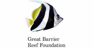 A fish illustration accompanies the logo of the Great Barrier Reef Foundation.