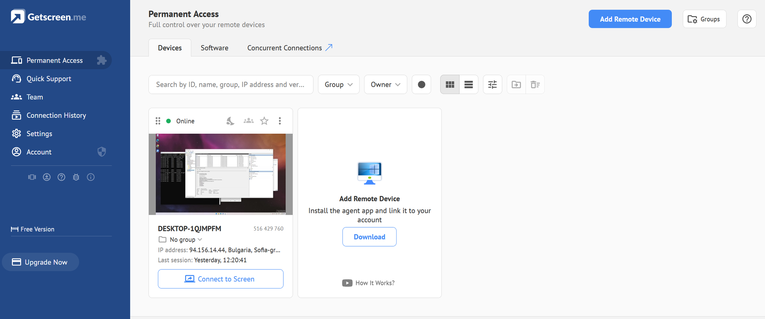 GetScreen - Yet Another RMM...