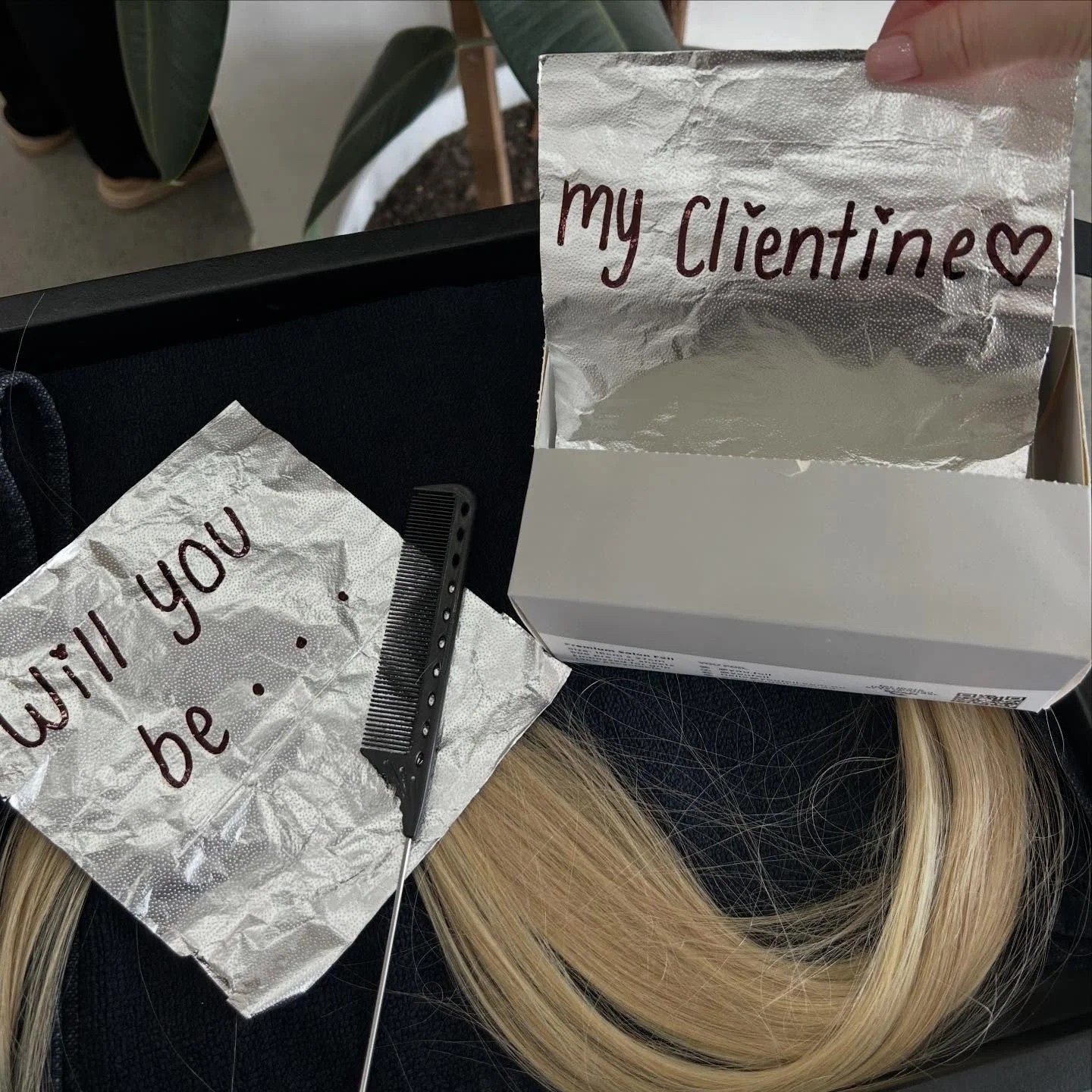 Will you be &hellip; our Clientine 💕

Available appointments left this week, dm or call us to secure your spot for fresh hair before Valentine&rsquo;s Day