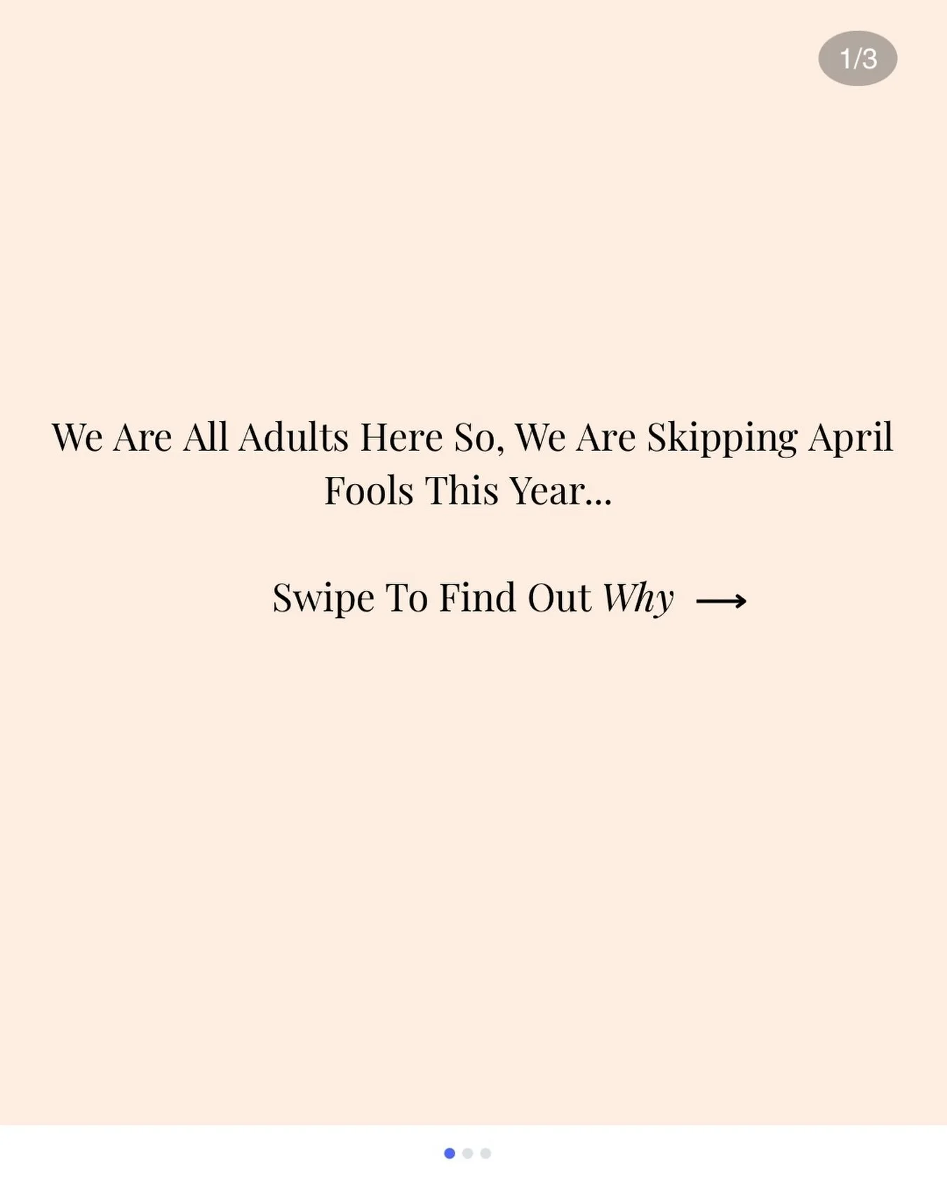 It&rsquo;s 2026, we&rsquo;ve cancelled April Fools &amp; here is why..