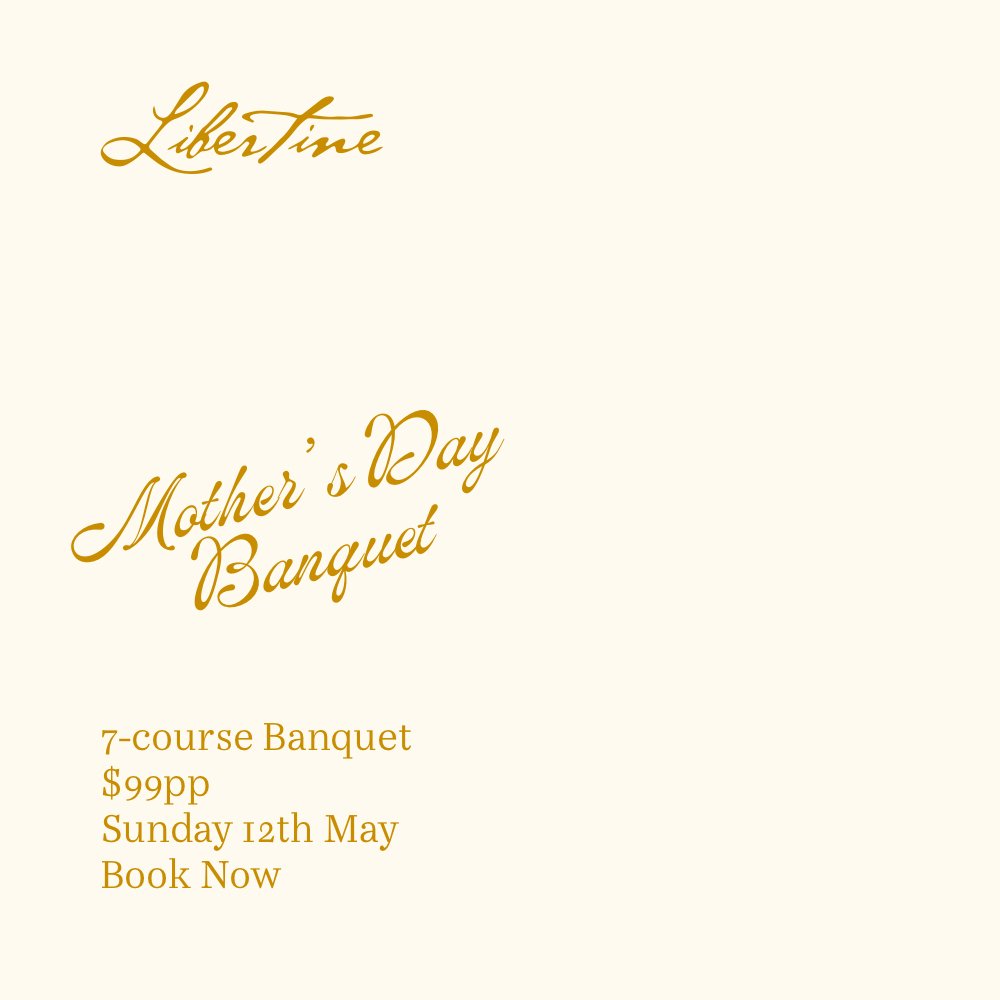Mother&rsquo;s Day Banquet

Let&rsquo;s celebrate the amazing women; mums, sisters, aunties, grandmas in our lives this Mother&rsquo;s Day 

On Sunday 12th May, let Mum indulge on our 7 course French-Vietnamese feast

$99pp

Open Lunch and Dinner

Bo