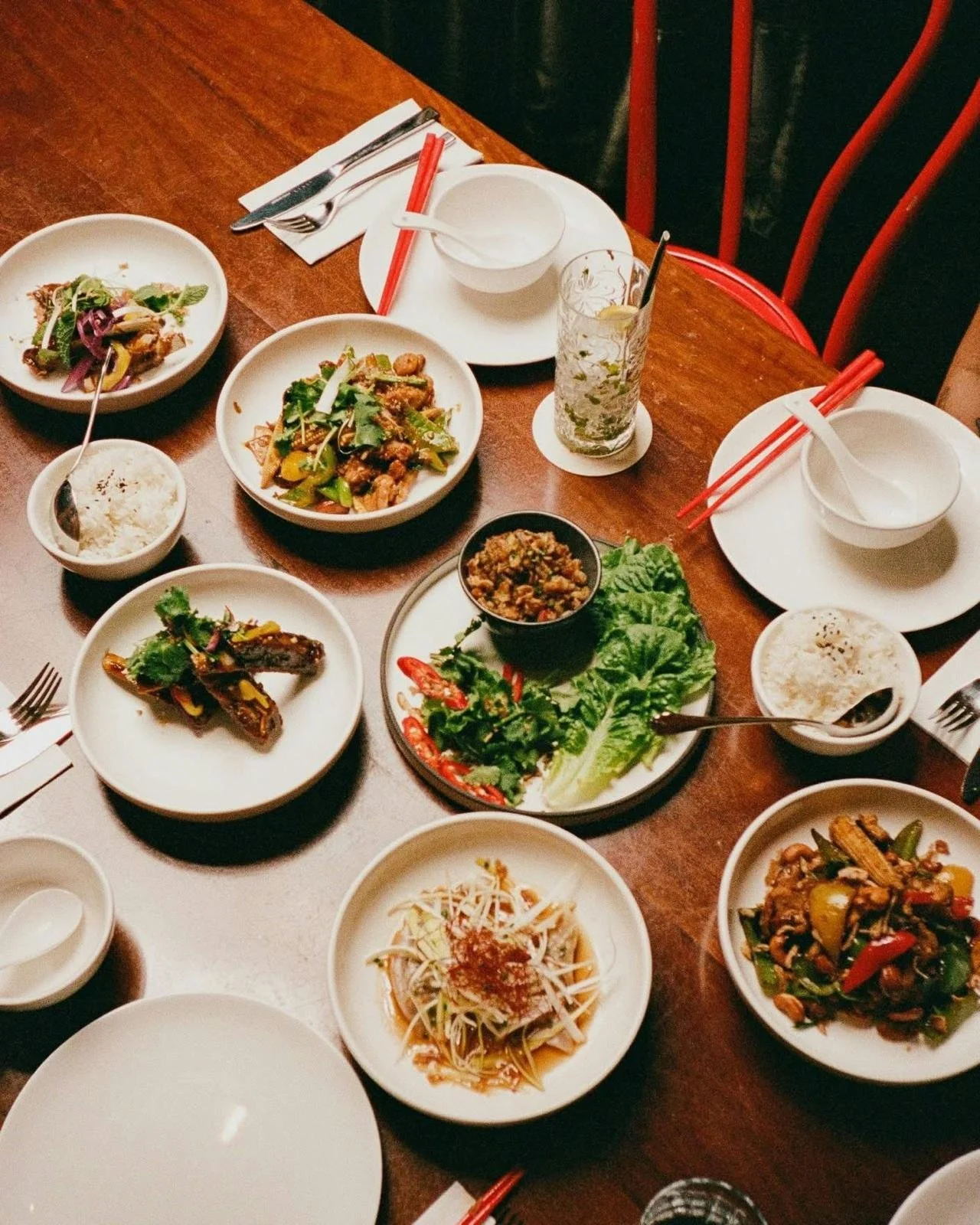 It's banquet time, baby! 🔥🥢
Our $49pp Wednesday* Banquet, Baby! is available every day - perfect for when your cravings can&rsquo;t wait until midweek 😏

Edamame, Sea Salt (gf, df, vv)

Crispy Southern Reef Squid
Yuzu Mayo, Lime (gf, df)

Pork &am