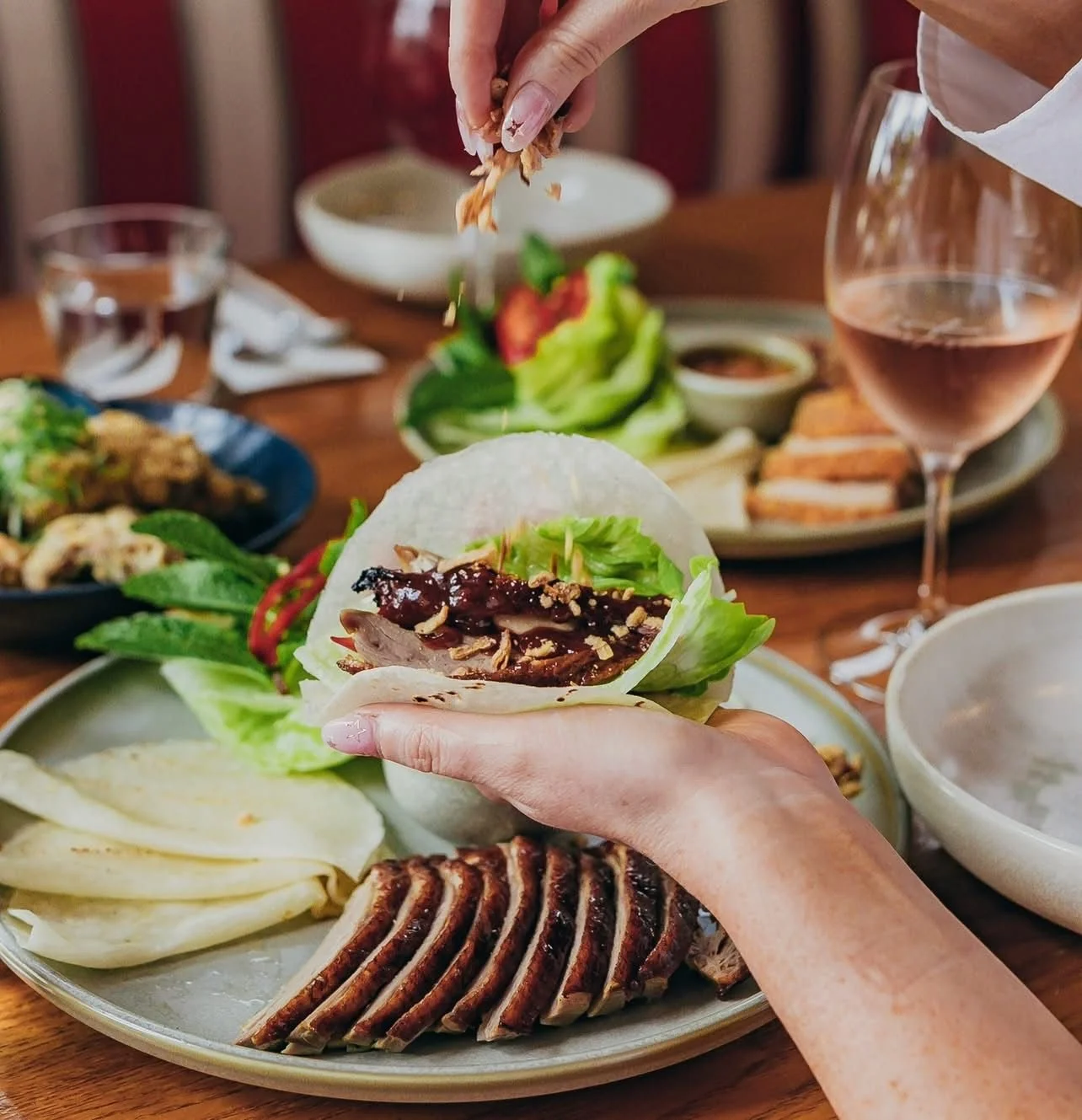 Hands in, plates stacked and flavours doing the talking 🥢🔥

This is how lunch stretches into the afternoon at Libertine ~ add a Bolt-On Beverage Package and let the pours keep pace with the table 🍷💥

Bolt On Food + Beverage packages start from $9