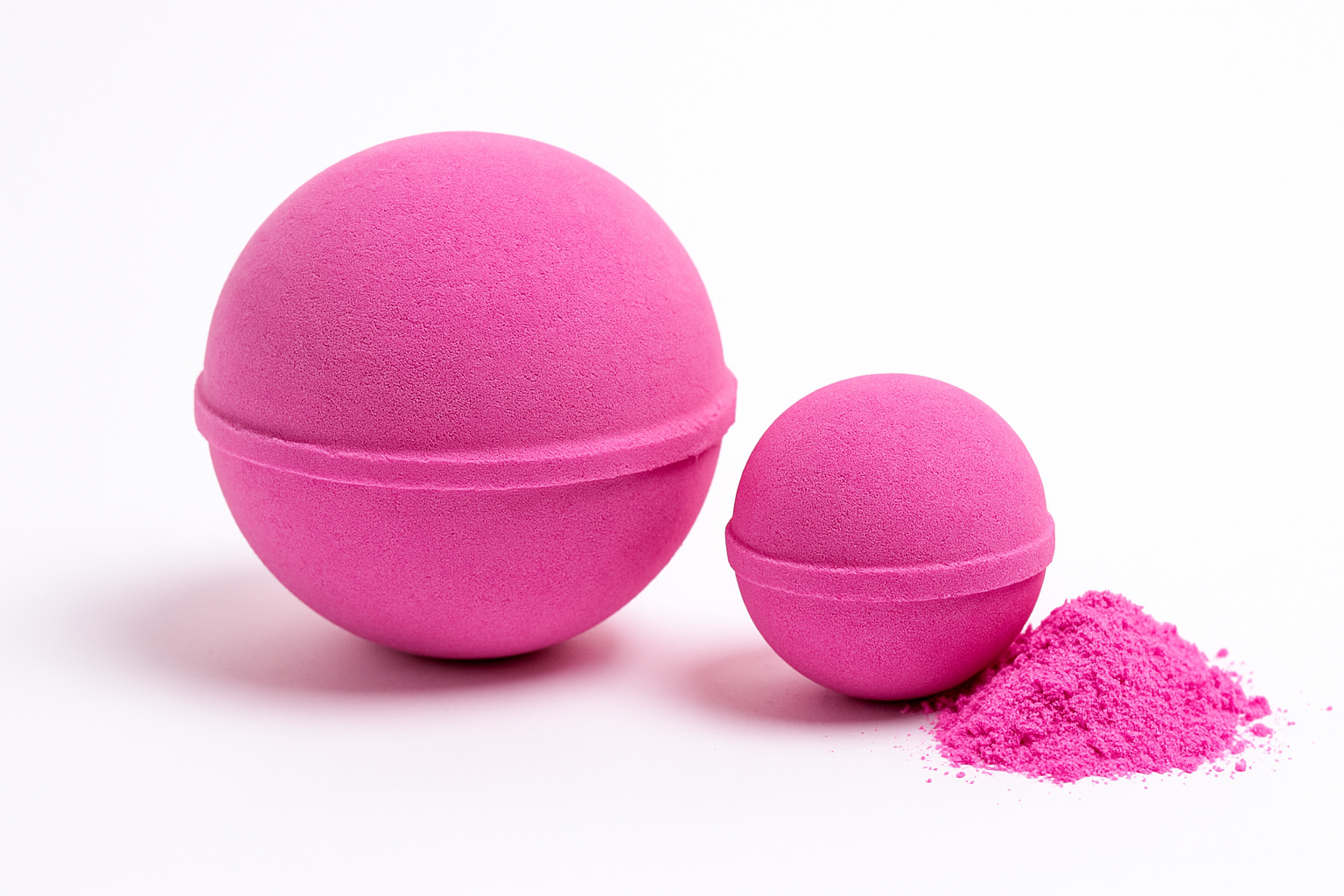 Pink Passion Bath Bomb and Mini Bomb