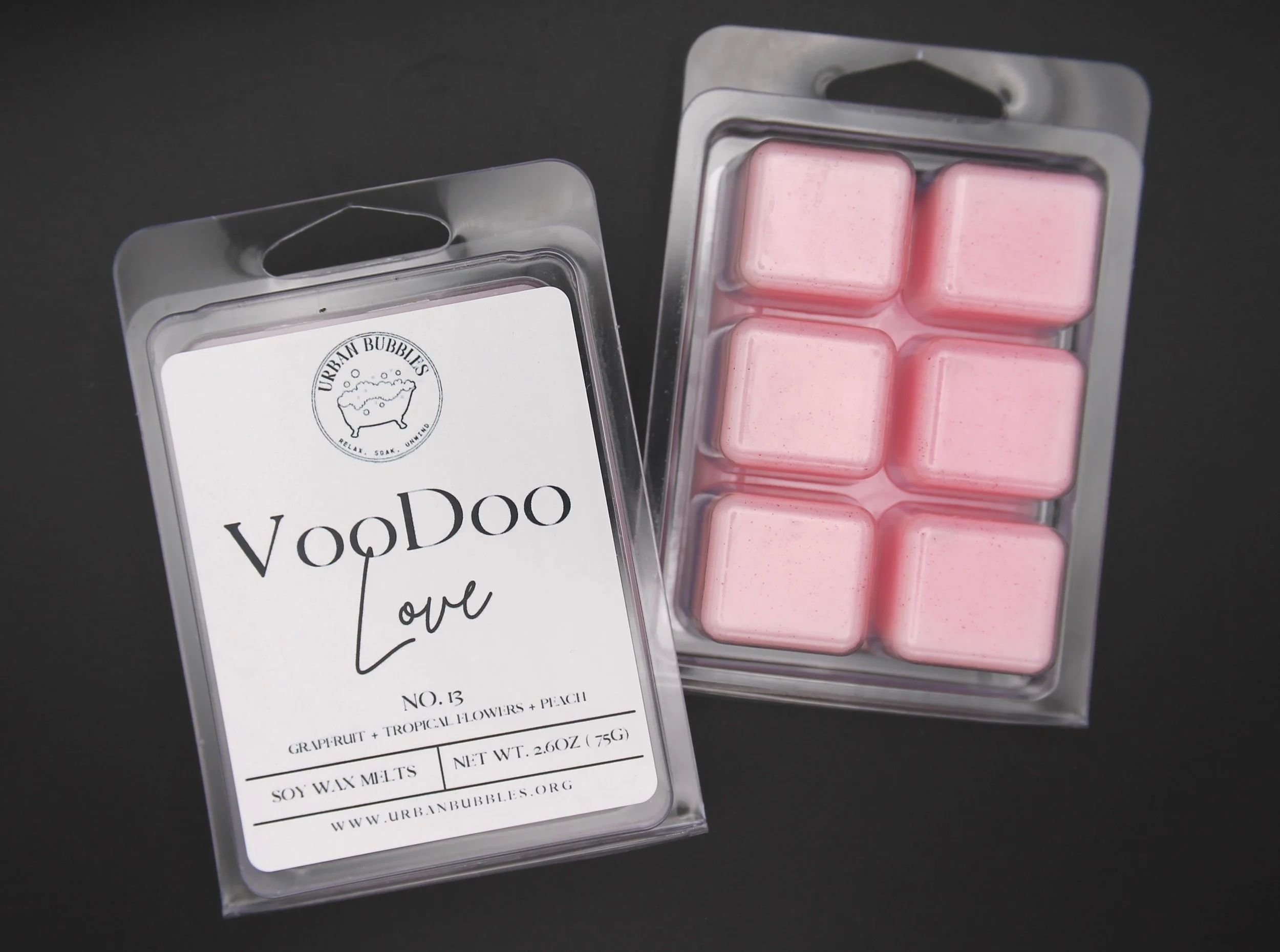 Voodoo Love Wax Melt with a romantic blend of floral notes and sweet fruitiness, perfect for creating an enchanting atmosphere.
