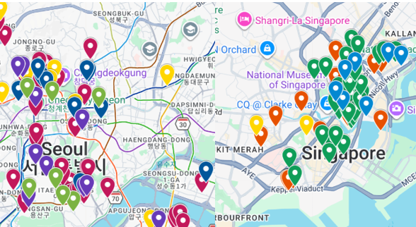 Mapping Creative Ecologies:         Korea and Singapore