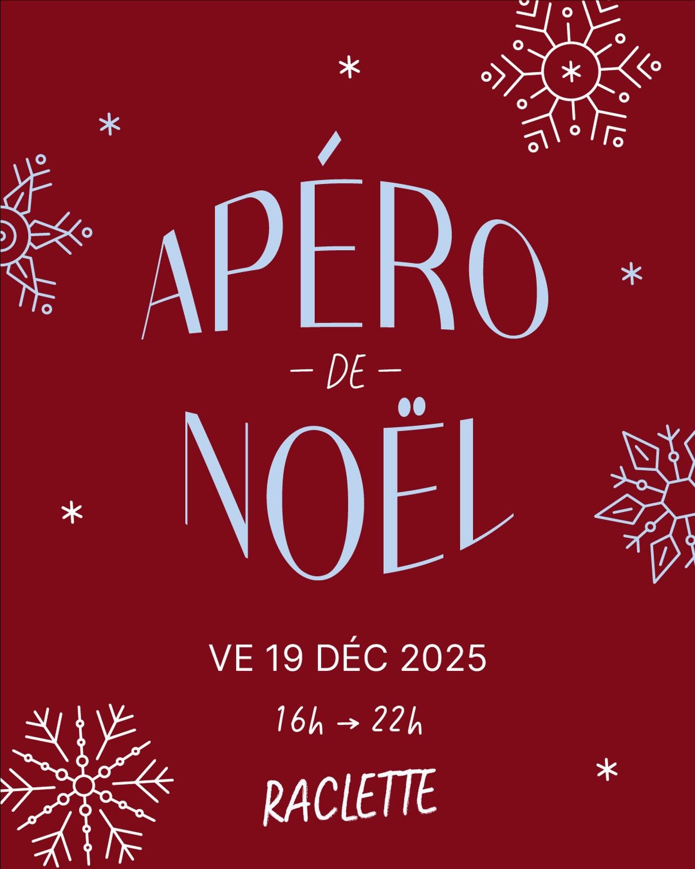 Tic tac, tic tac&hellip; Plus que quelques jours avant No&euml;l 🎄

Rien de mieux pour entrer dans la magie des f&ecirc;tes que de venir trinquer &agrave; Sapin Blanc lors de notre Ap&eacute;ritif de No&euml;l !

Rendez-vous le vendredi 19 d&eacute;
