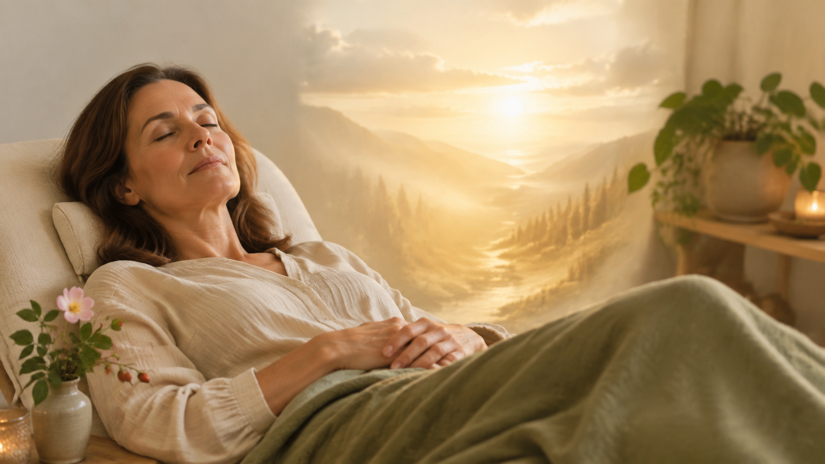 Ljudfil med hypnotisk meditation som lugnar och är avstressande och fyller ditt undermedvetna med stärkande information av Jenny Lindgren - LevAnde 