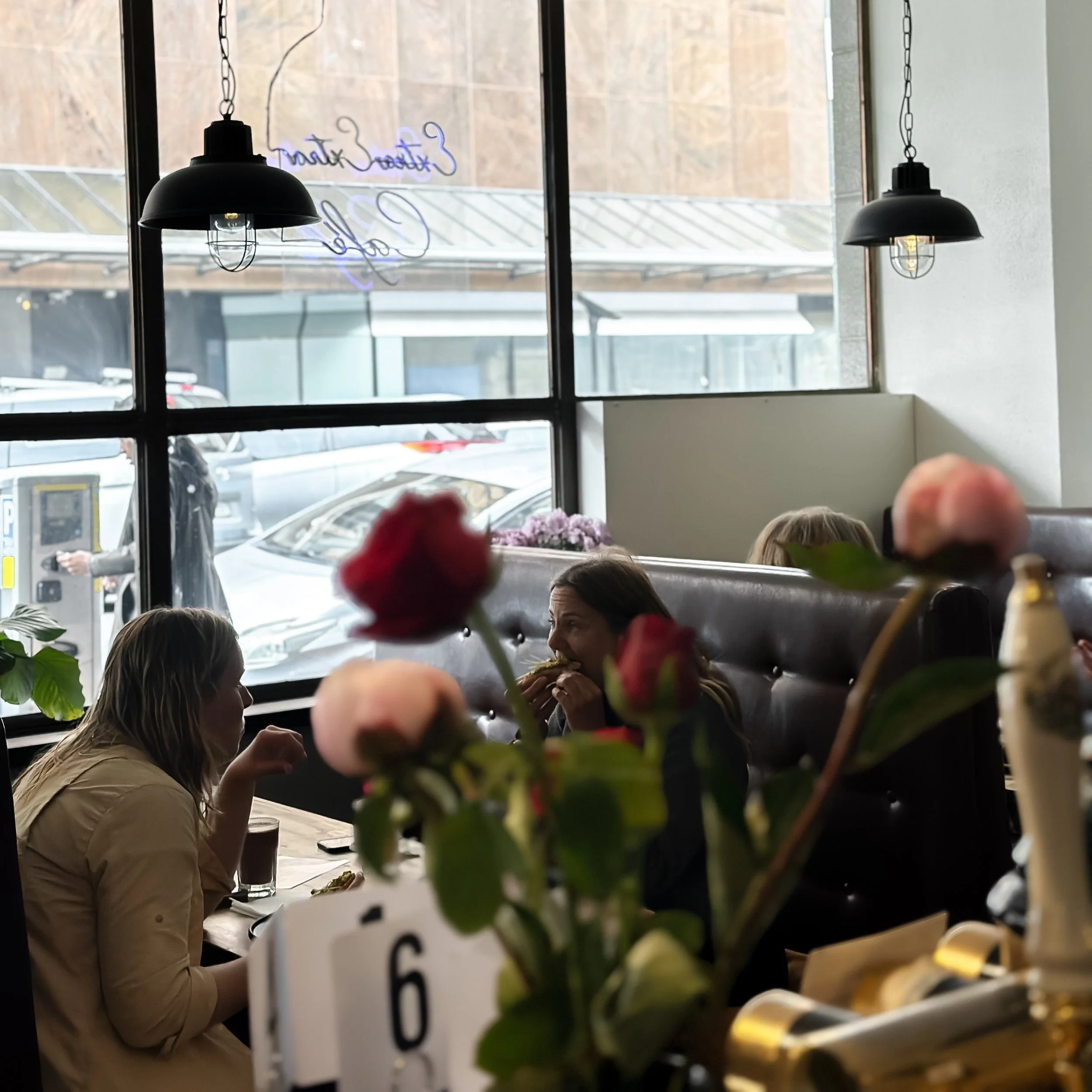 View of inside of cafe