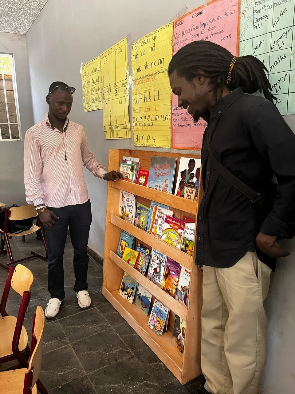 Classroom Library for Jabang Lower Basic School, hooray!