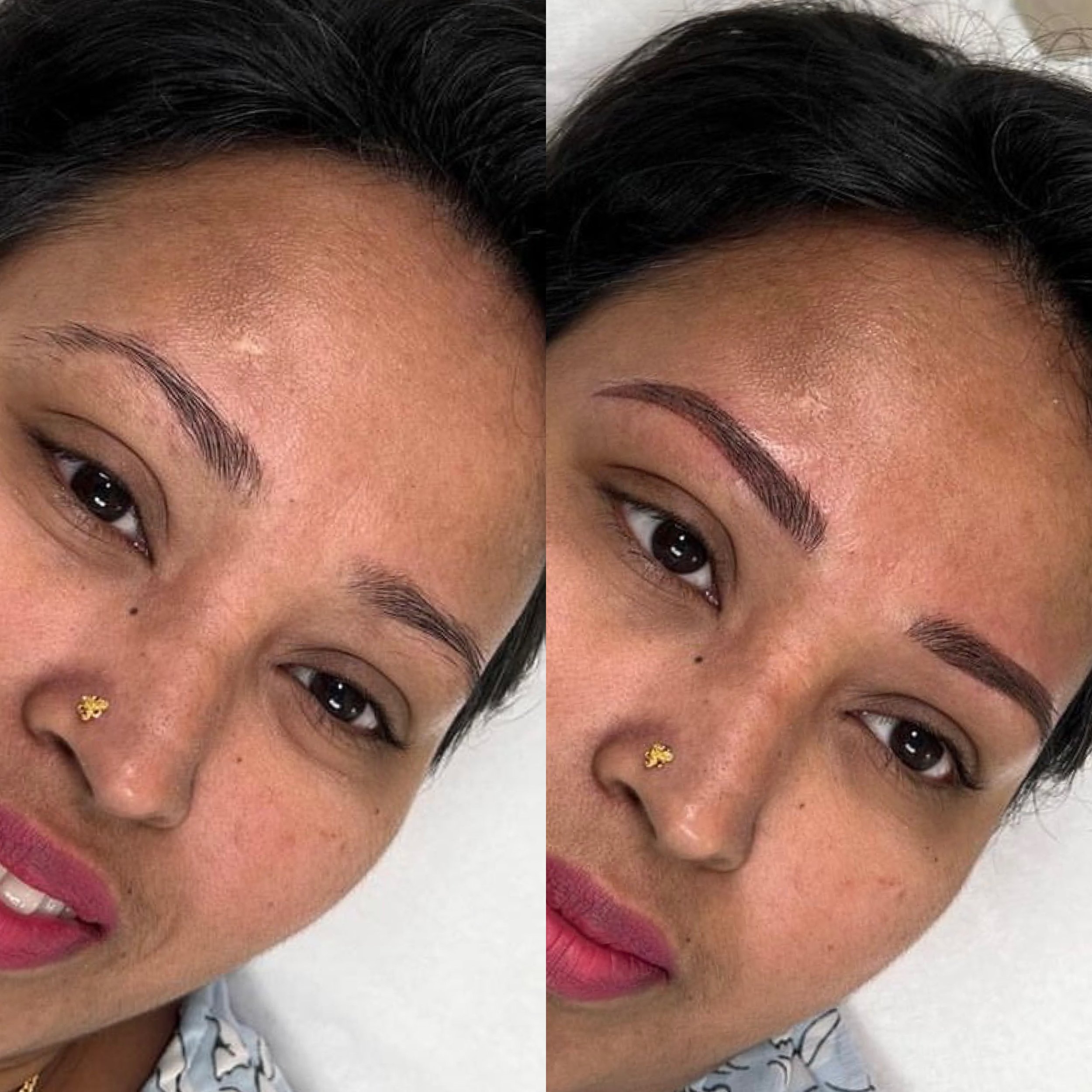 Ombre cosmetic tattoo