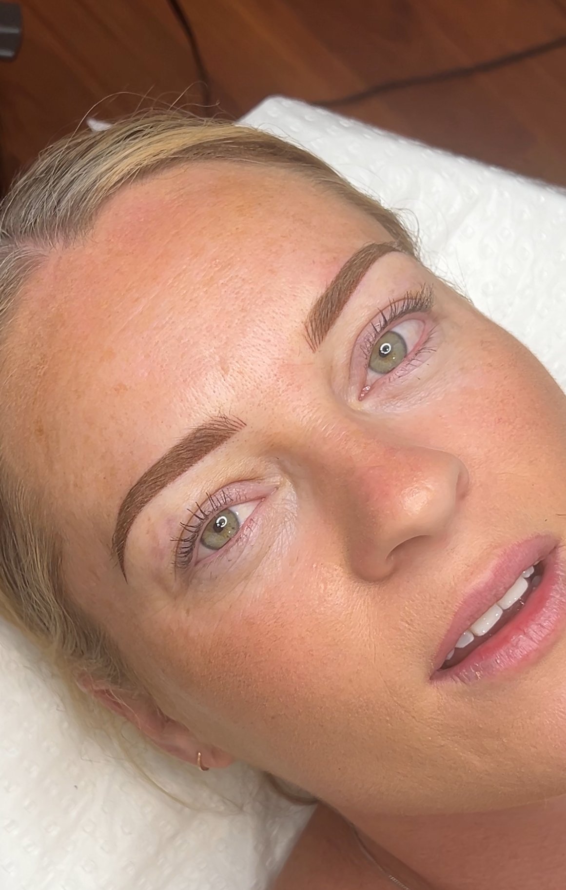 Combination brow tattoo