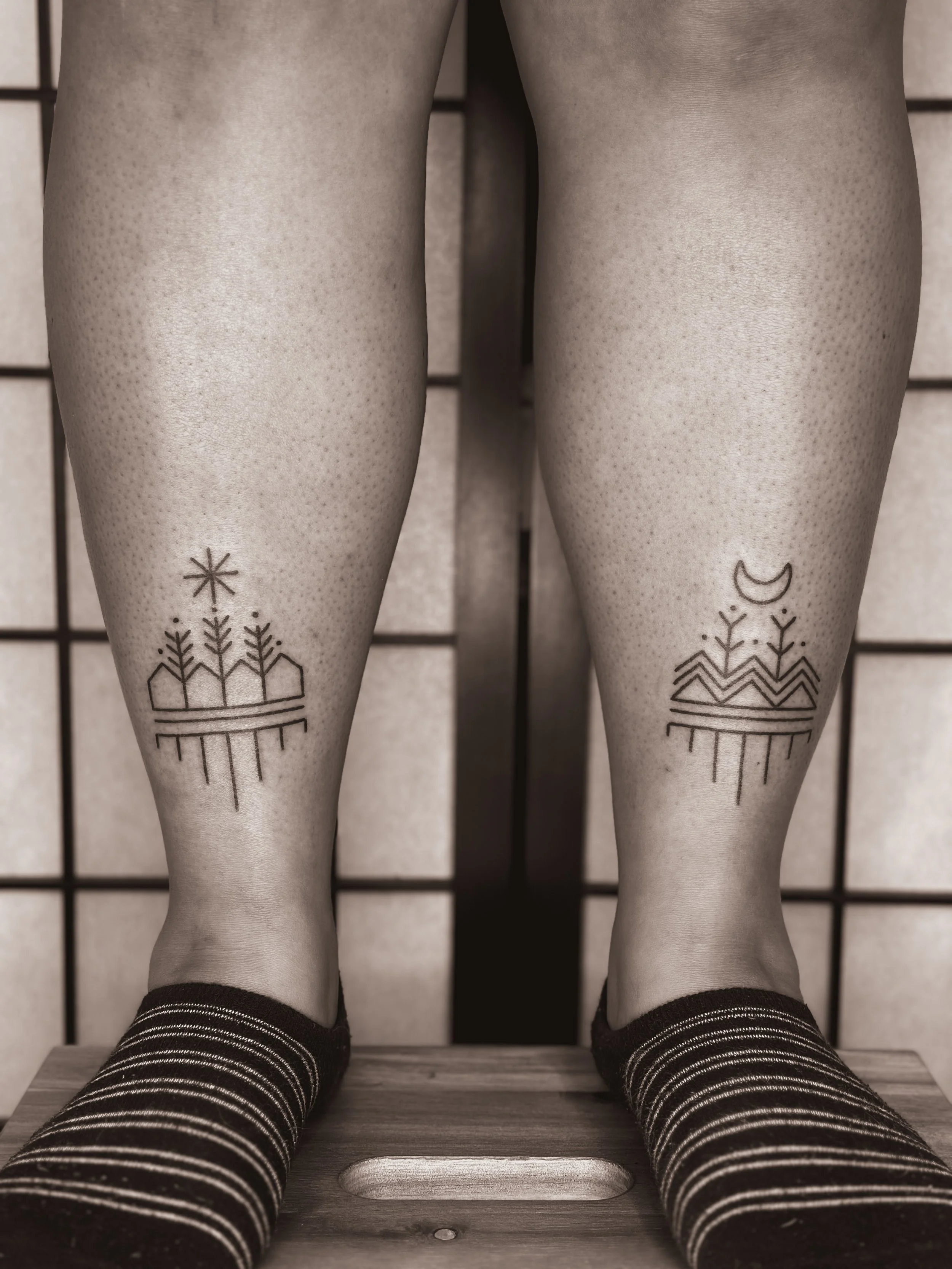 Jurrah Clarita, Kappi Marks, Studio Sunny, handpoked tattoos Sydney, hand poked markings, Filipino tattoos, batek, batok, tatak, magick sigils, intentional markings, women-owned studio space, Pyrmont Sydney NSW