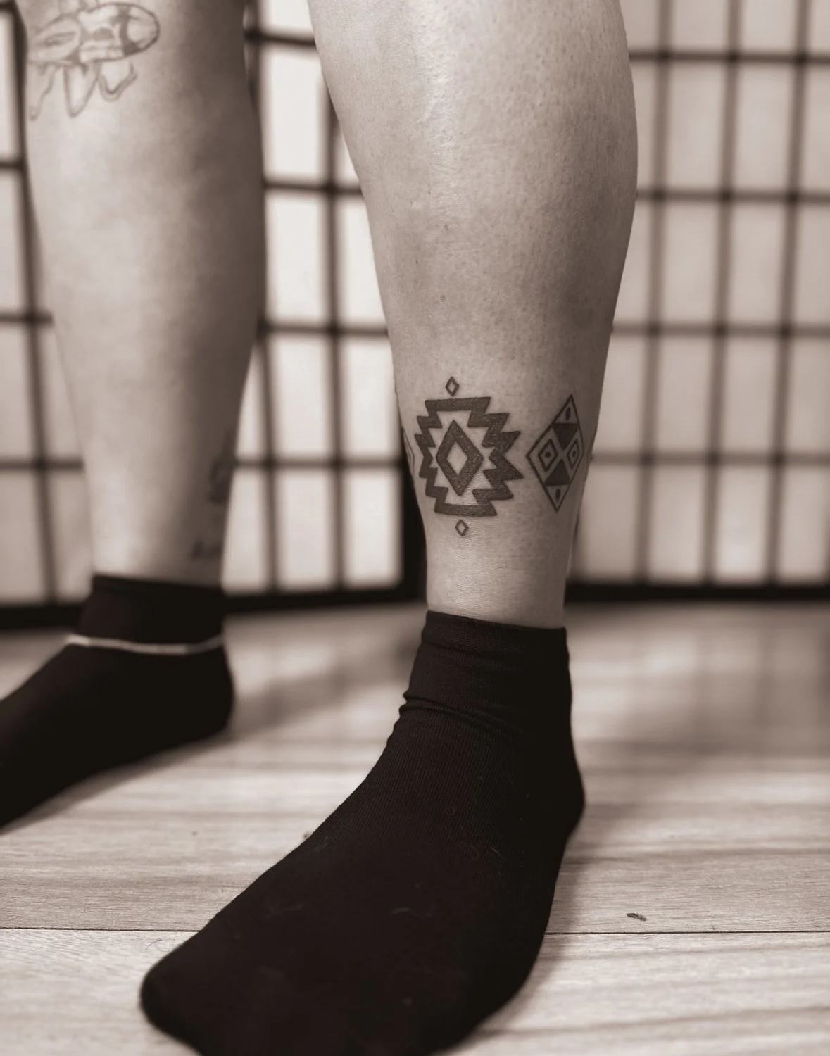 Jurrah Clarita, Kappi Marks, Studio Sunny, handpoked tattoos Sydney, hand poked markings, Filipino tattoos, batek, batok, tatak, magick sigils, intentional markings, women-owned studio space, Pyrmont Sydney NSW