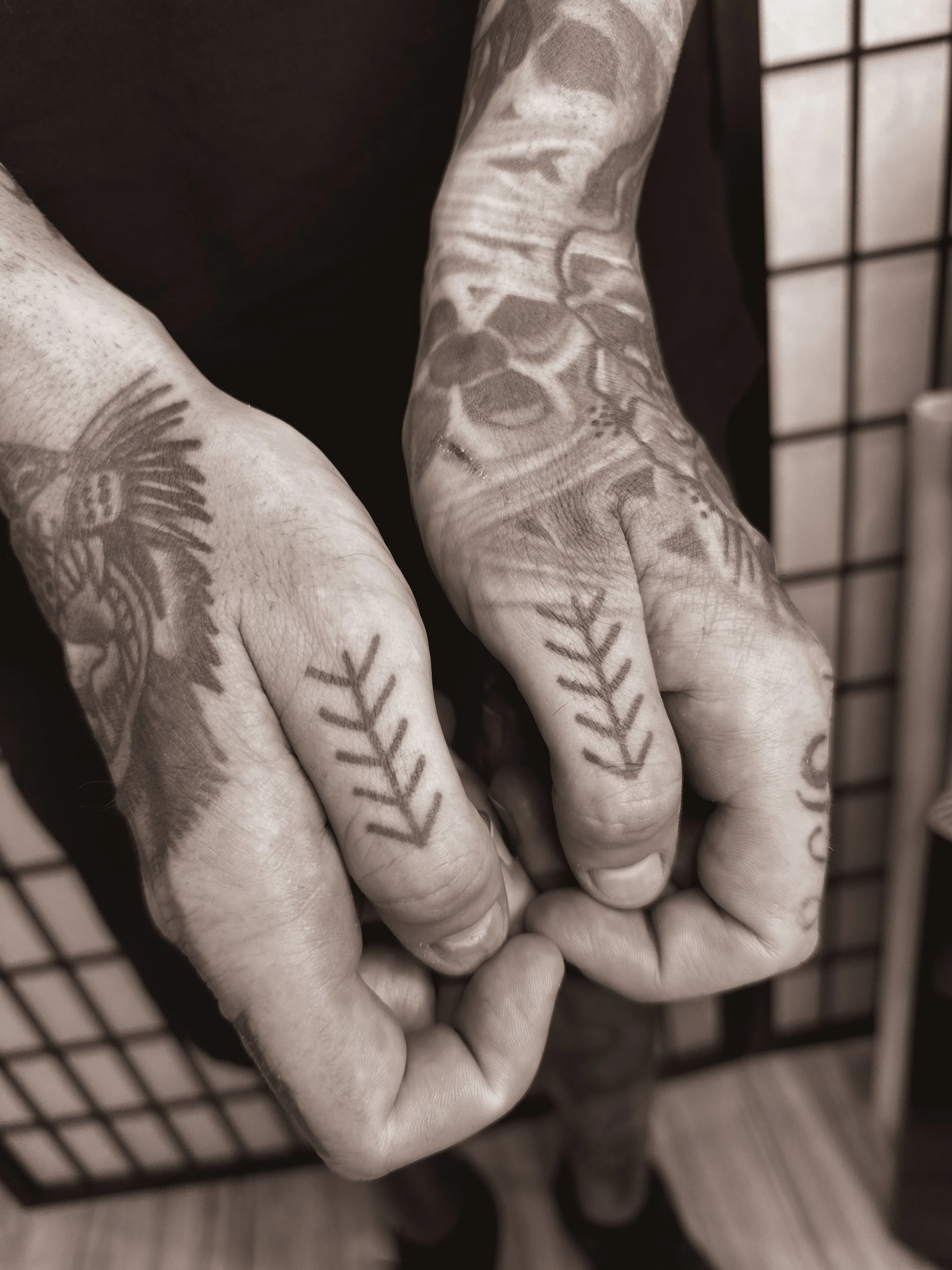 Jurrah Clarita, Kappi Marks, Studio Sunny, handpoked tattoos Sydney, hand poked markings, Filipino tattoos, batek, batok, tatak, magick sigils, intentional markings, women-owned studio space, Pyrmont Sydney NSW