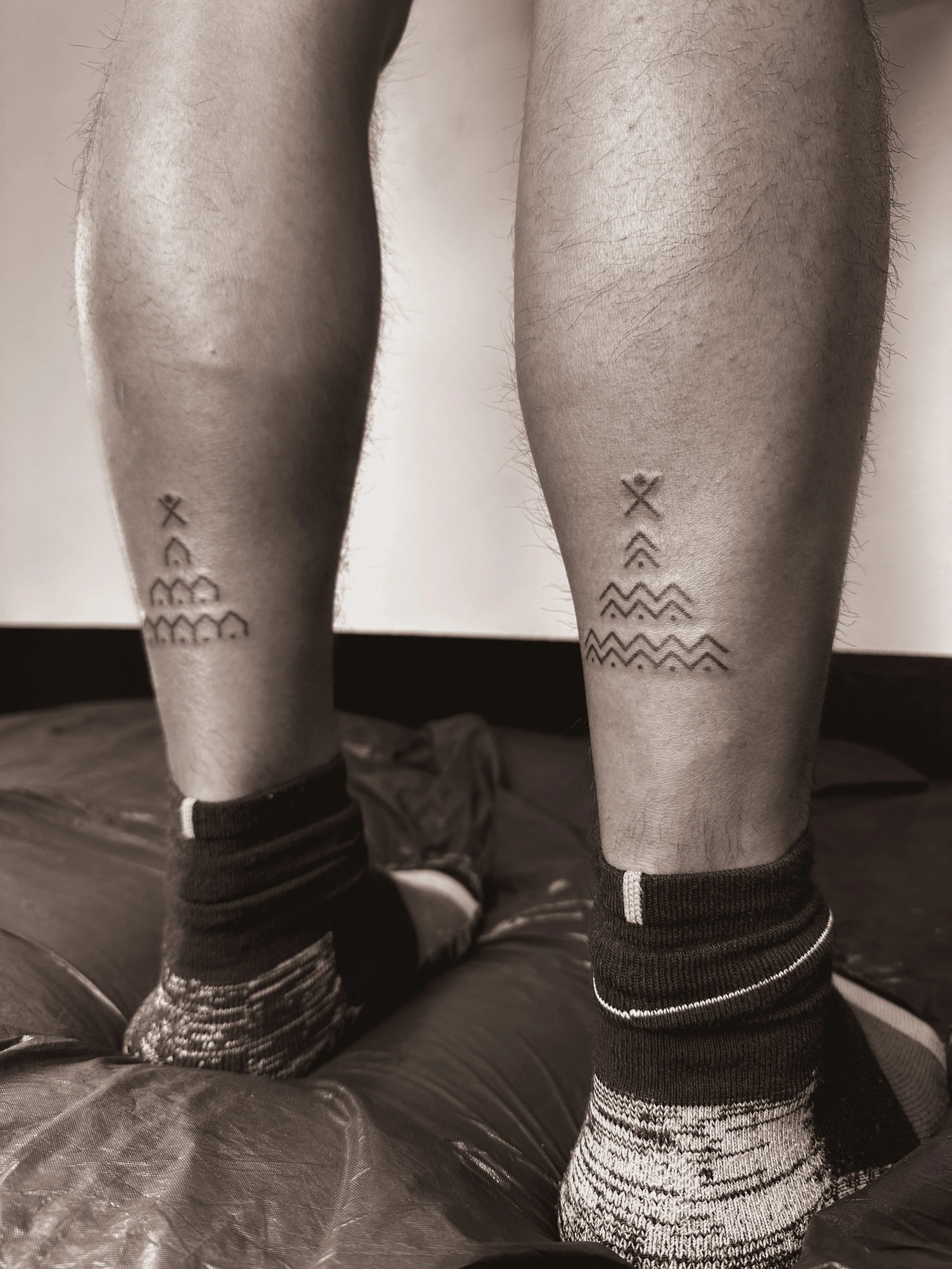 Jurrah Clarita, Kappi Marks, Studio Sunny, handpoked tattoos Sydney, hand poked markings, Filipino tattoos, batek, batok, tatak, magick sigils, intentional markings, women-owned studio space, Pyrmont Sydney NSW