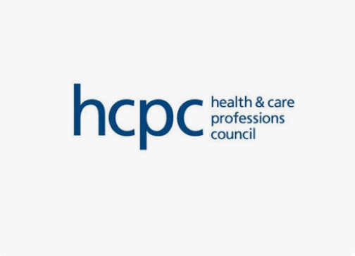 Official HCPC Registered logo confirming Ella Pomfret's status as a regulated medical Health and Care Professions Council Dietitian in the UK.
