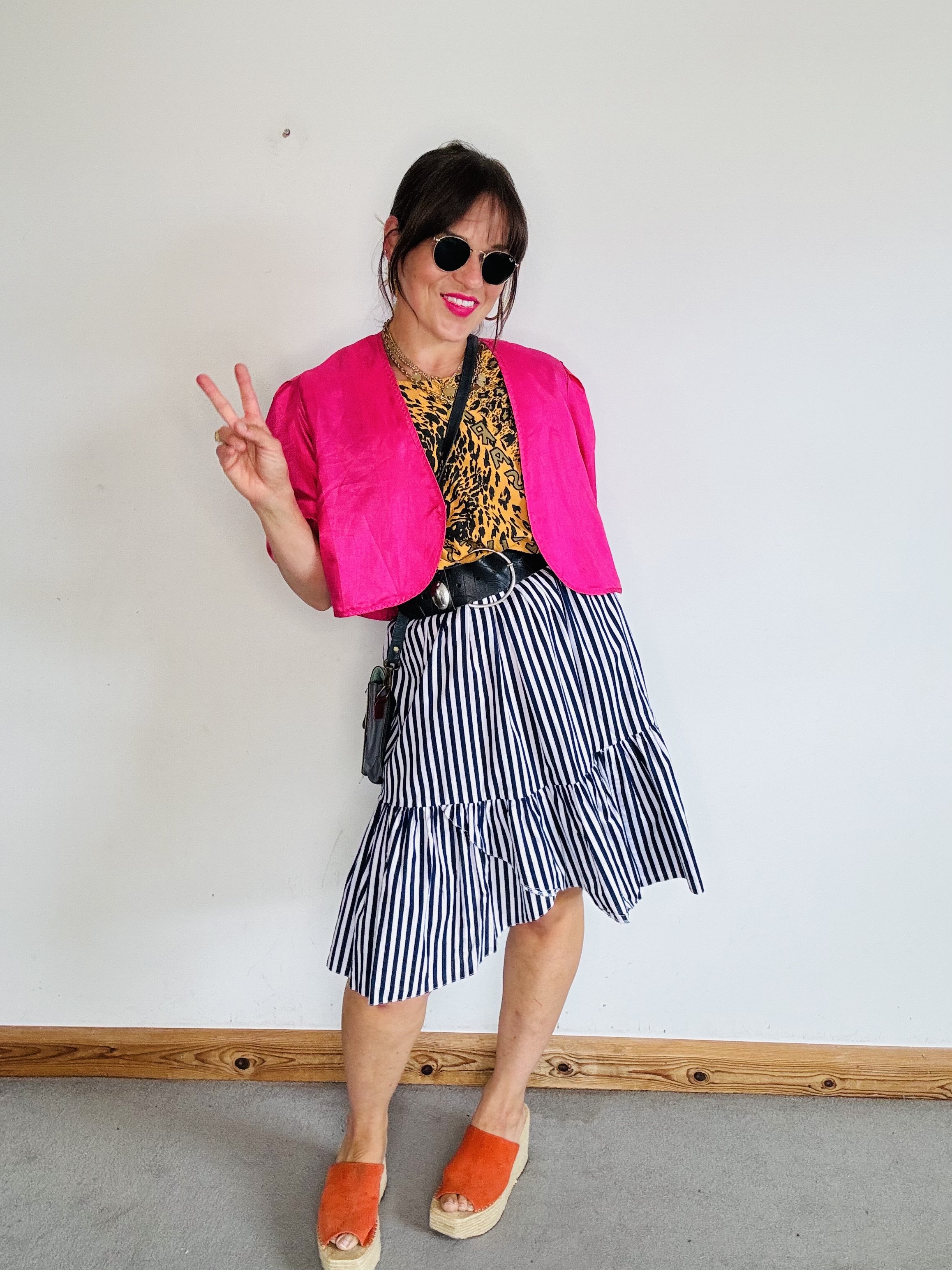 Cool 80’s striped skirt