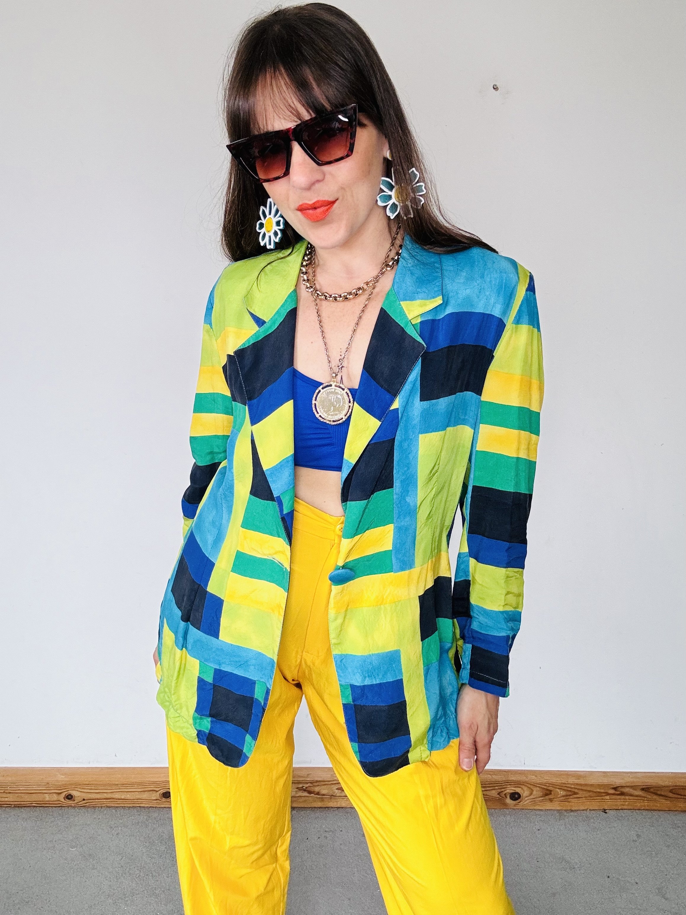 Incredible colour block Sarah B blazer