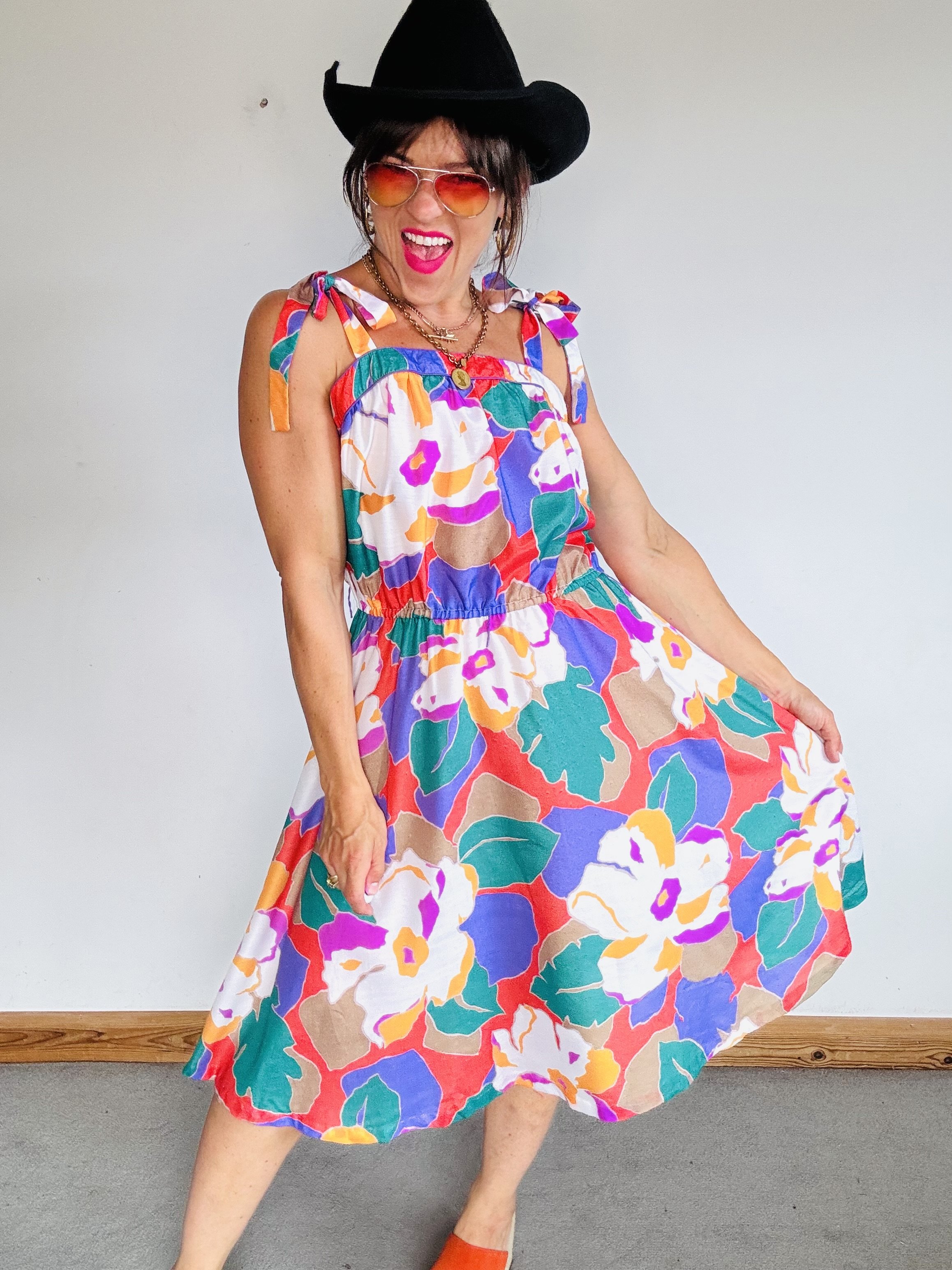 Wonderful 80’s abstract sundress