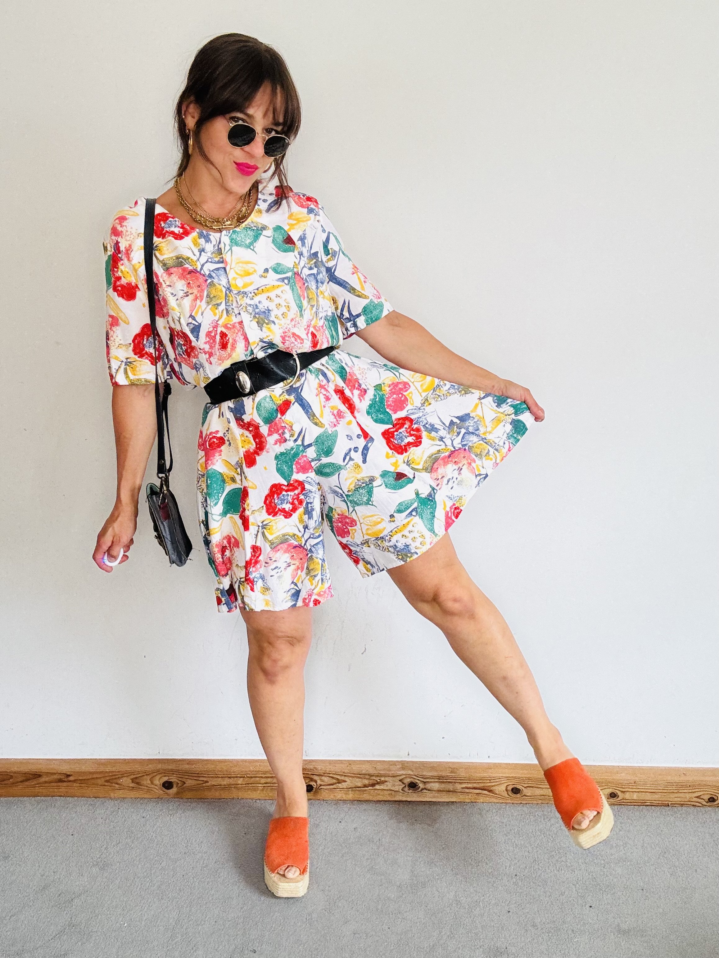 Cool 90’s abstract playsuit