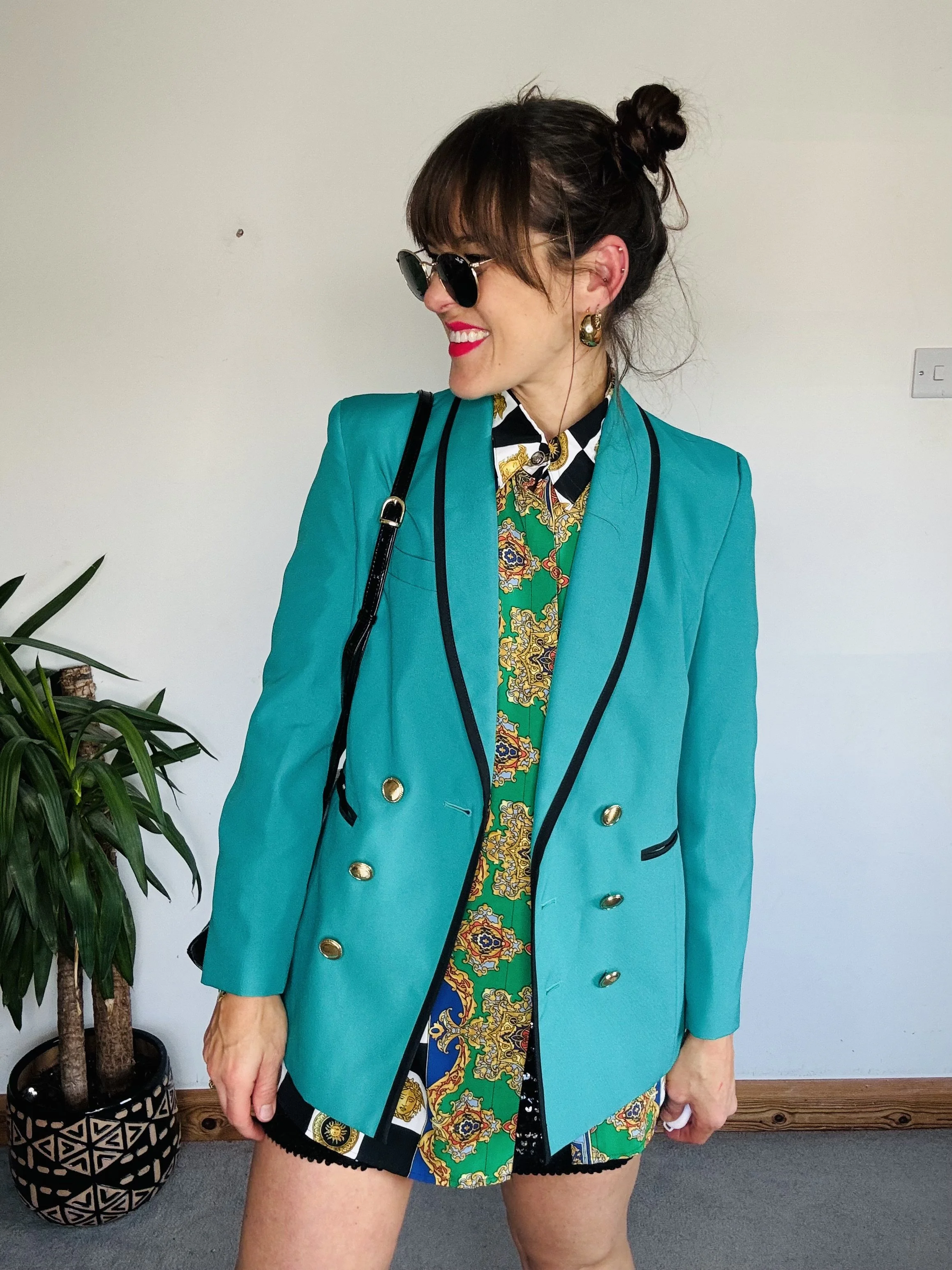 Gorgeous 80’s contrast blazer