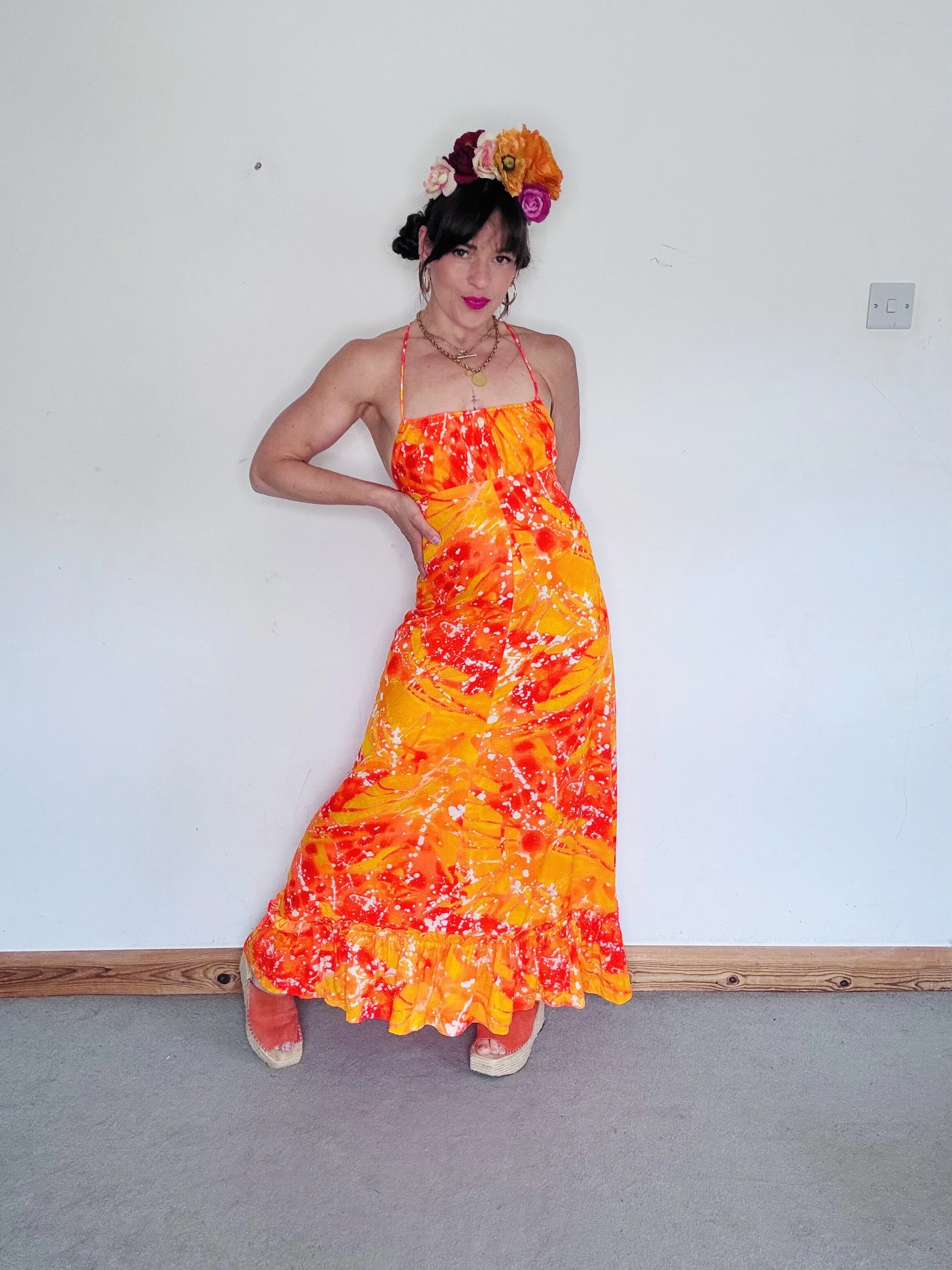 Incredibly rare FUMI’s Honolulu 1960s Hawaiian dress