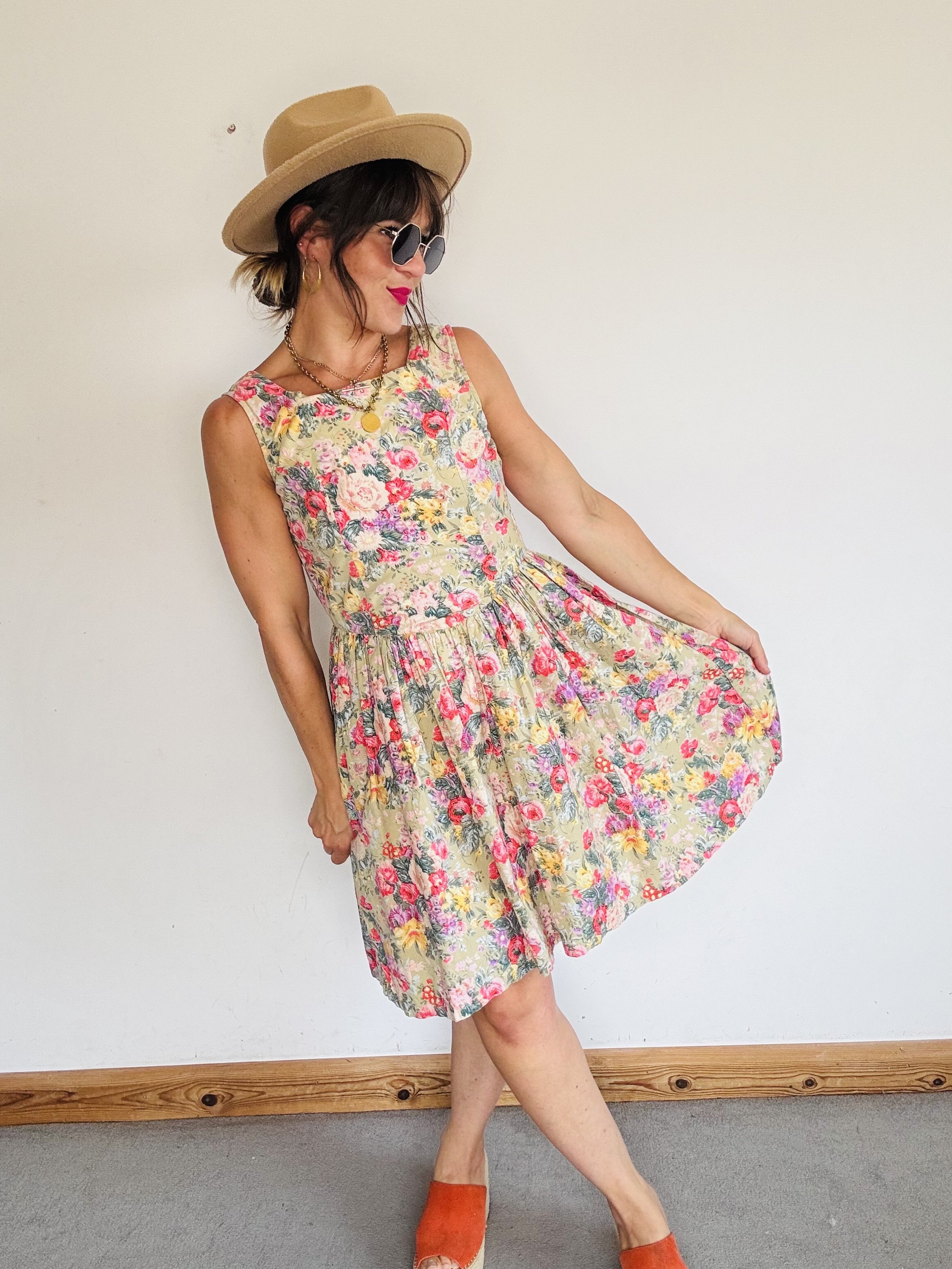 Stunning 80’s C&A Floral dress