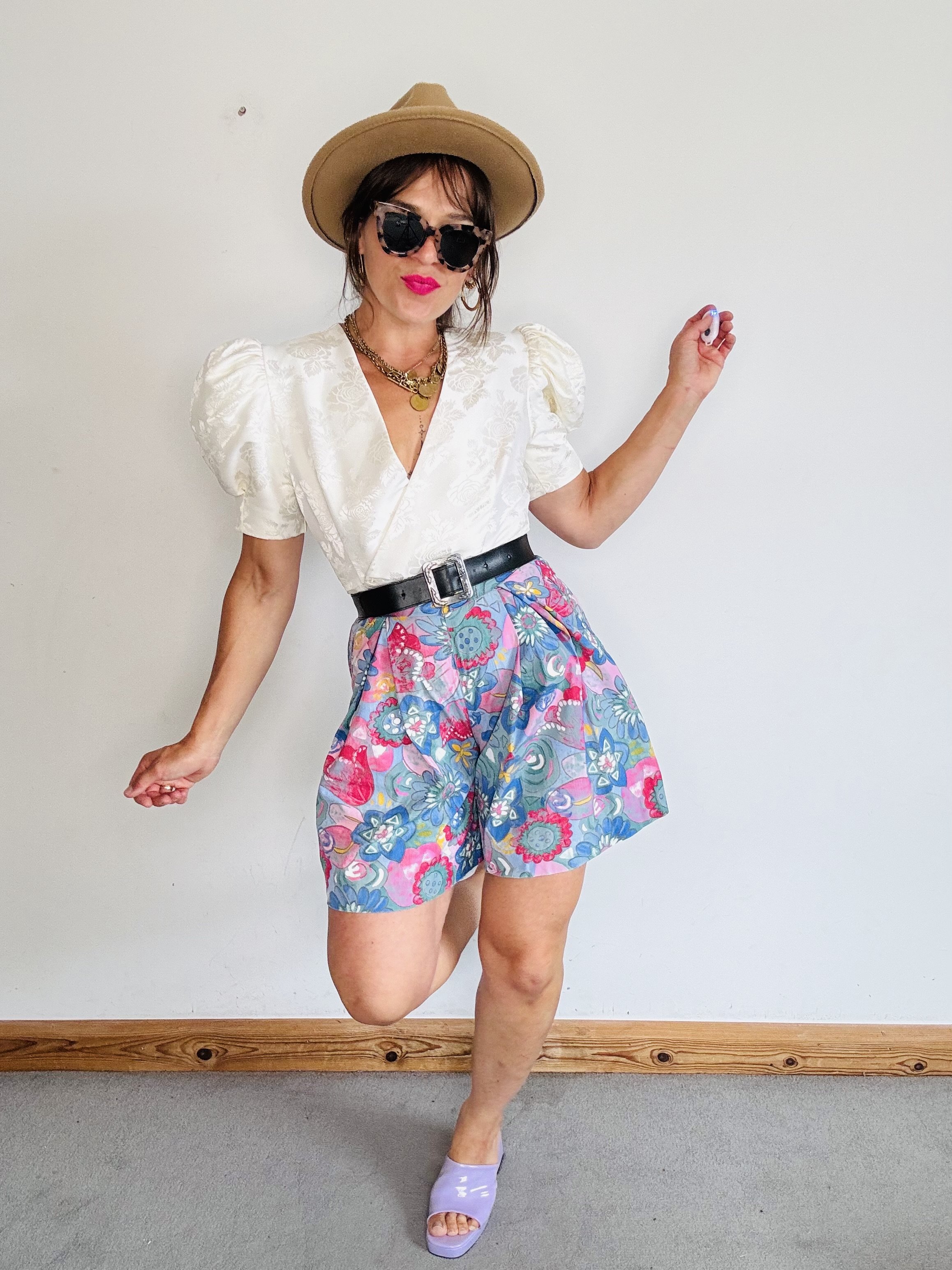 Cool 80’s high waist shorts