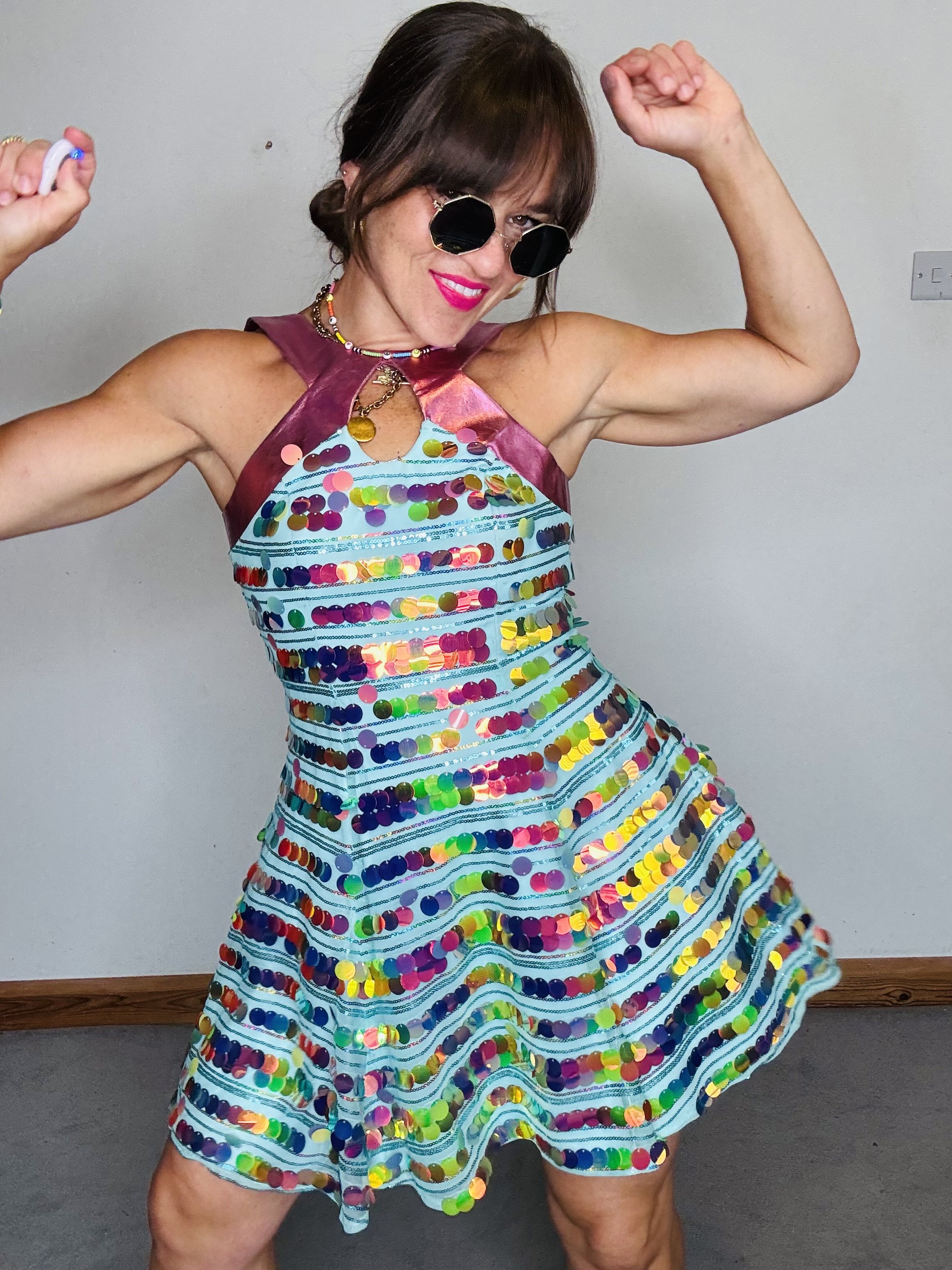 Very special one off sequin dress
