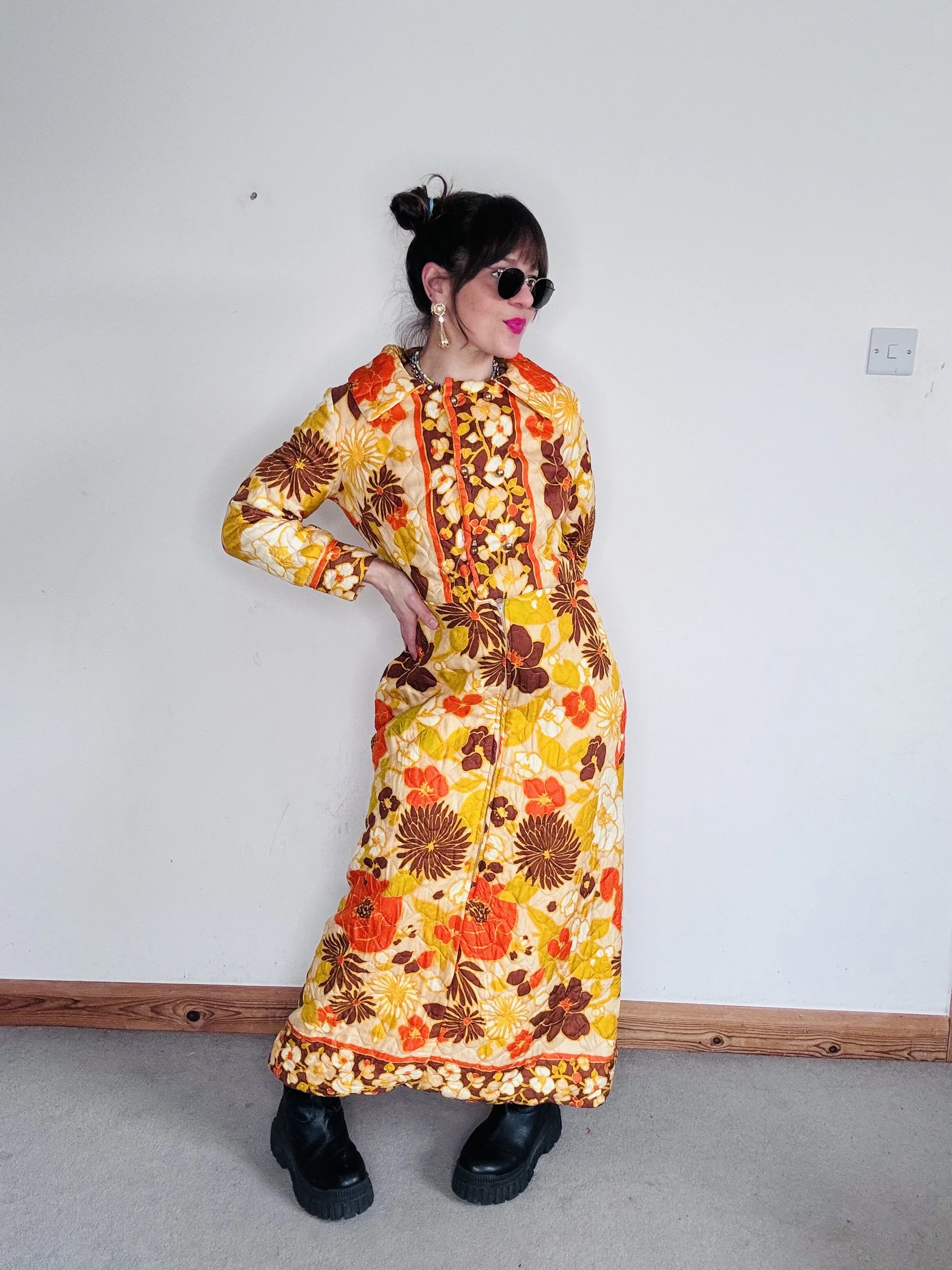 Sears 70’s quilted dress