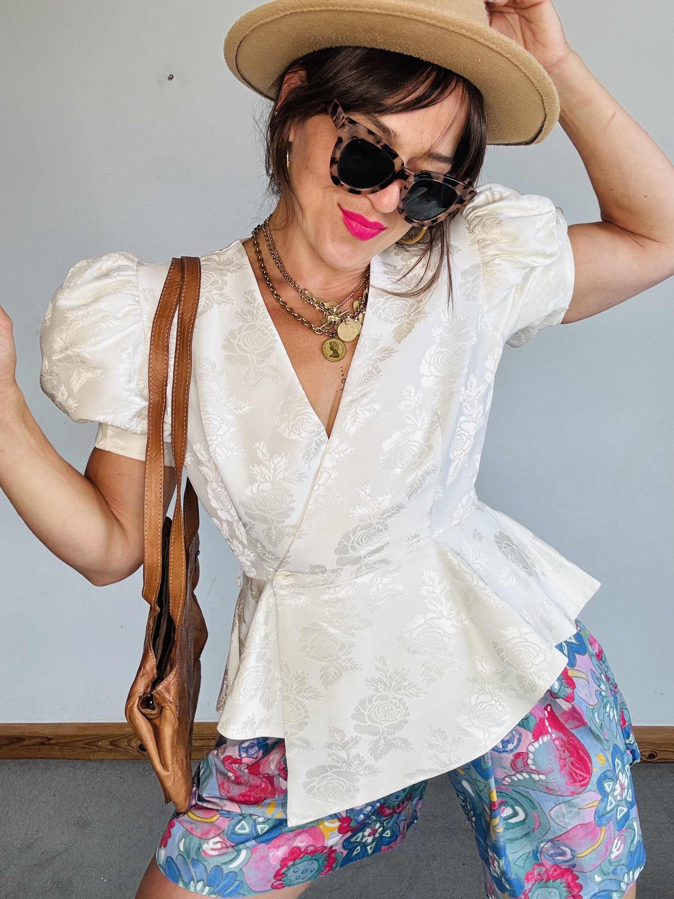 Statement structured blouse