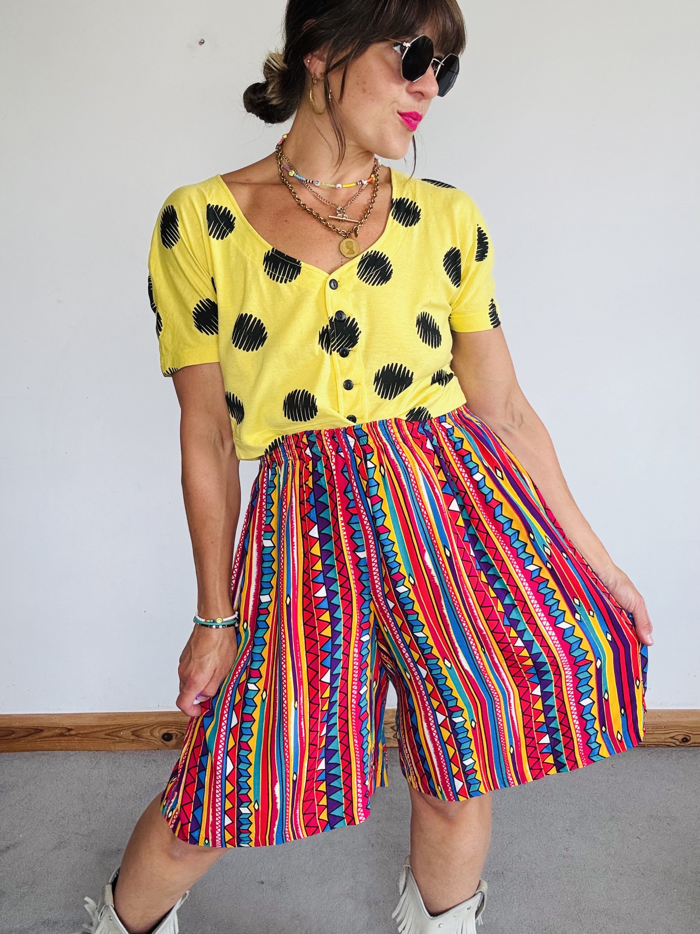 80’s BENETTON CROPPED tee