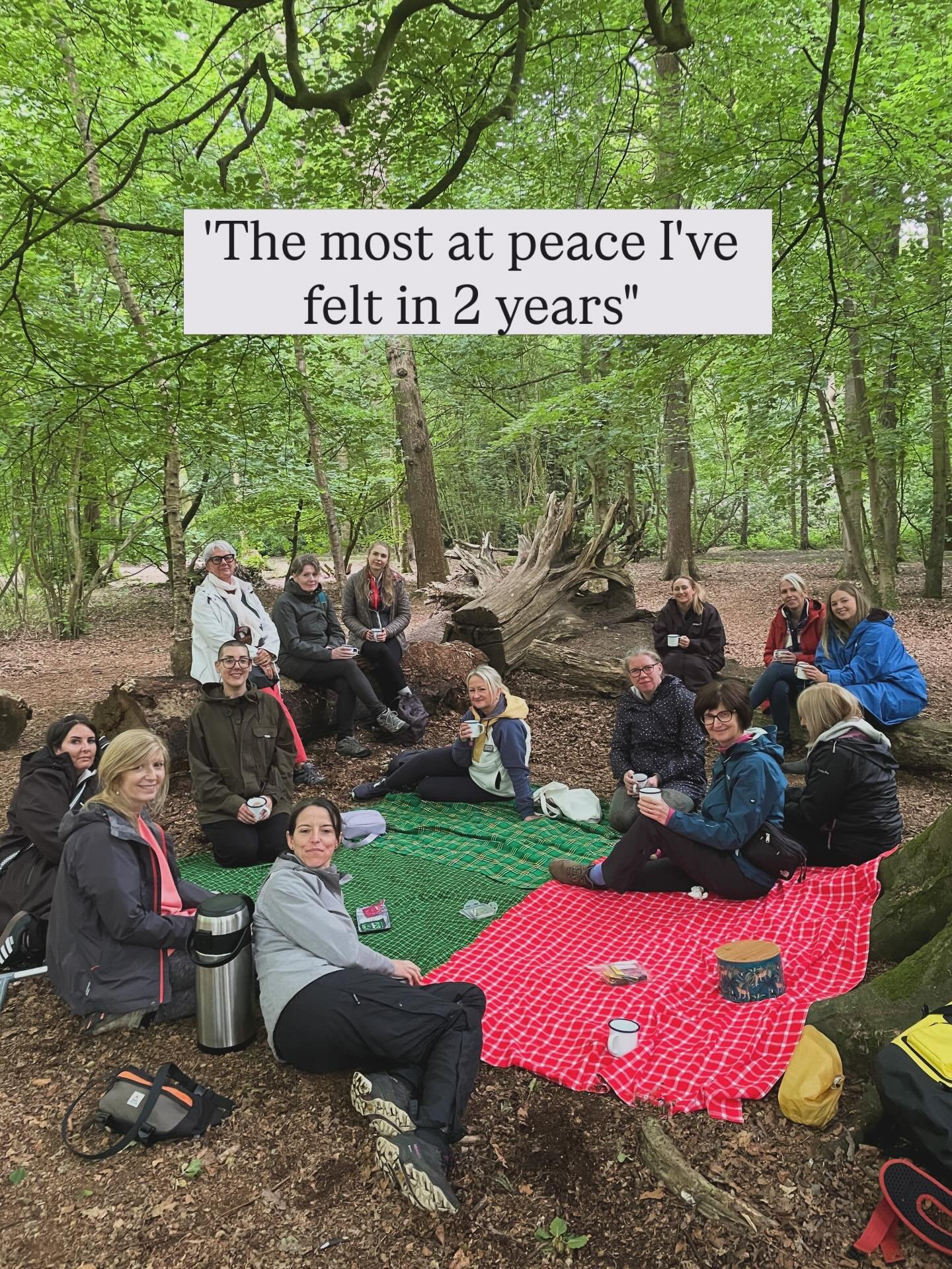 The beauty of forest bathing is that each person has a unique experience, and yet there is also a sense of coming together as a group to share something sacred and important 

Sunday's walk felt like we existed in a space far removed from the busynes