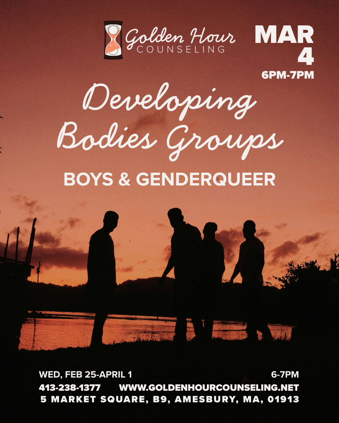 Developing Bodies - Young Adolescent Boys &amp; Genderqueer Group