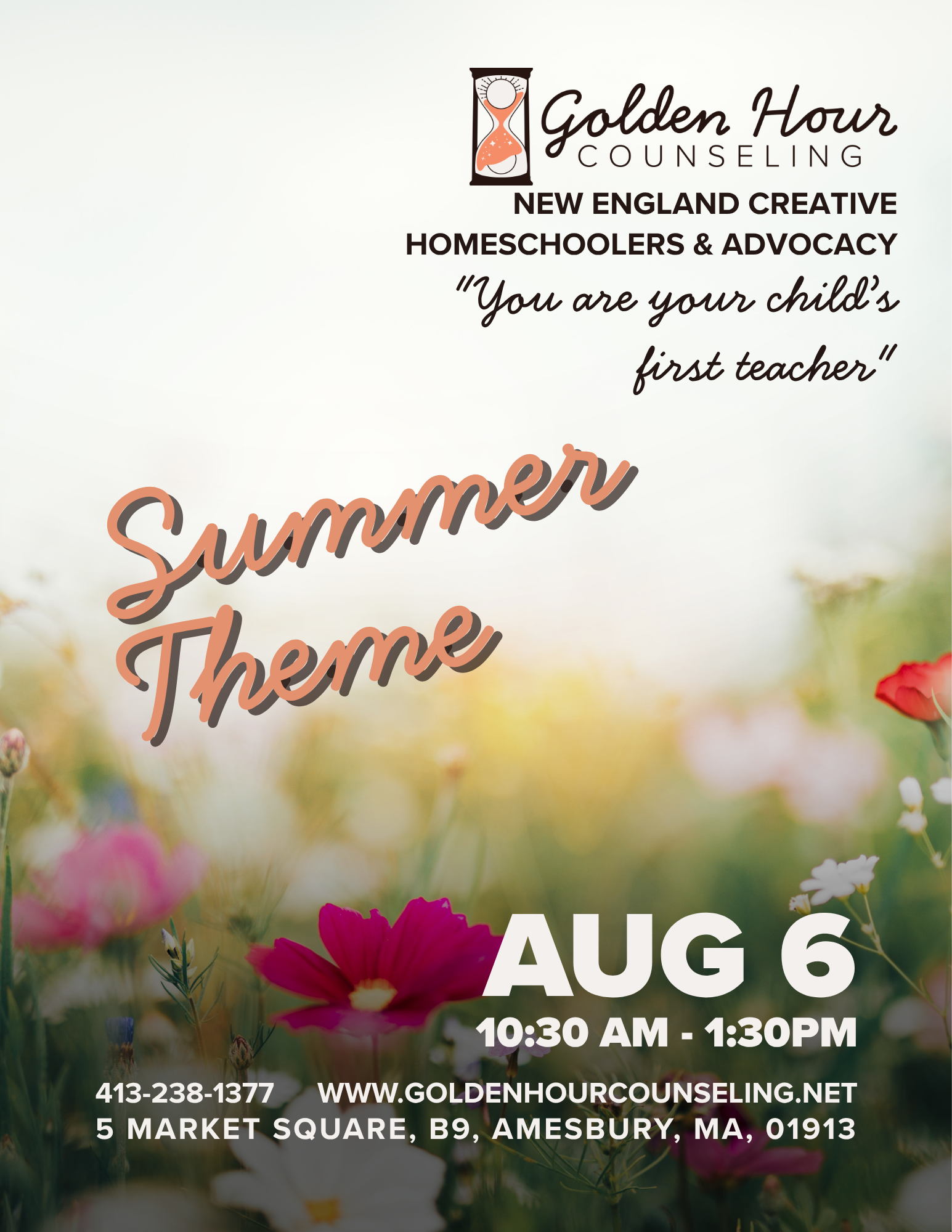 New England Creative Homeschoolers &amp; Advocacy Group - Summer Theme