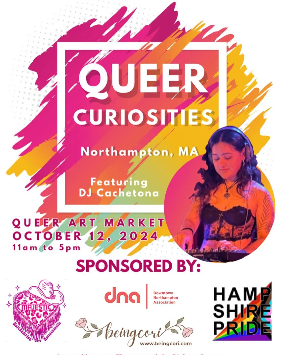 TOMORROW!! find me and a ton of other LOVELY artists plus a raffle and a live DJ at the first ever @queer_curiosities market! find us in the outdoor space between Thornes and the parking garage from 11am-5pm! my booth will be right next to the tellus