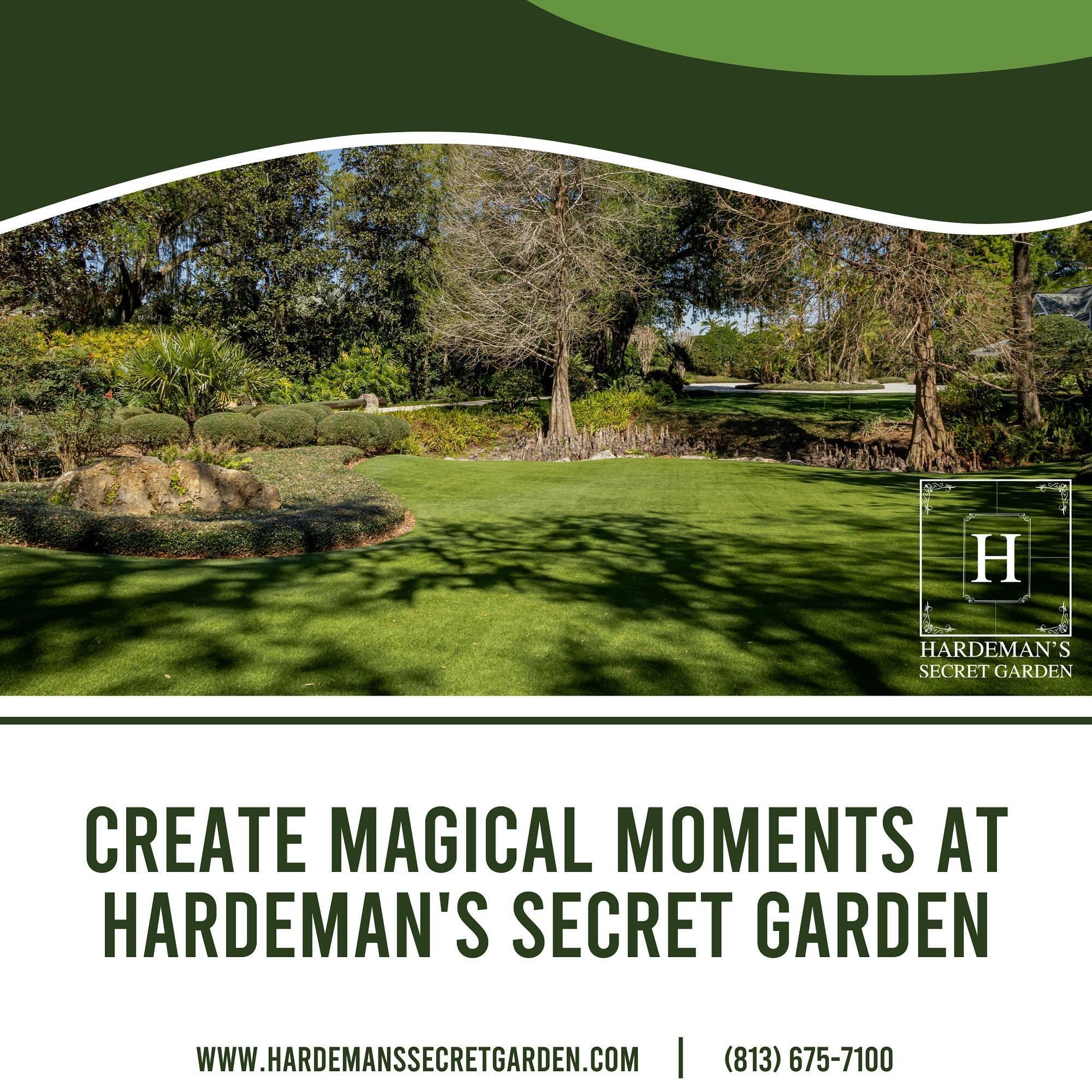 Create magical moments at Hardeman&rsquo;s Secret Garden, where beauty and grace abound.

https://www.hardemanssecretgarden.com/
#hardemanssecretgarden #weddings #weddingreceptions #weddingvenue #weddingtime #wedding #weddingphotography #weddings #we