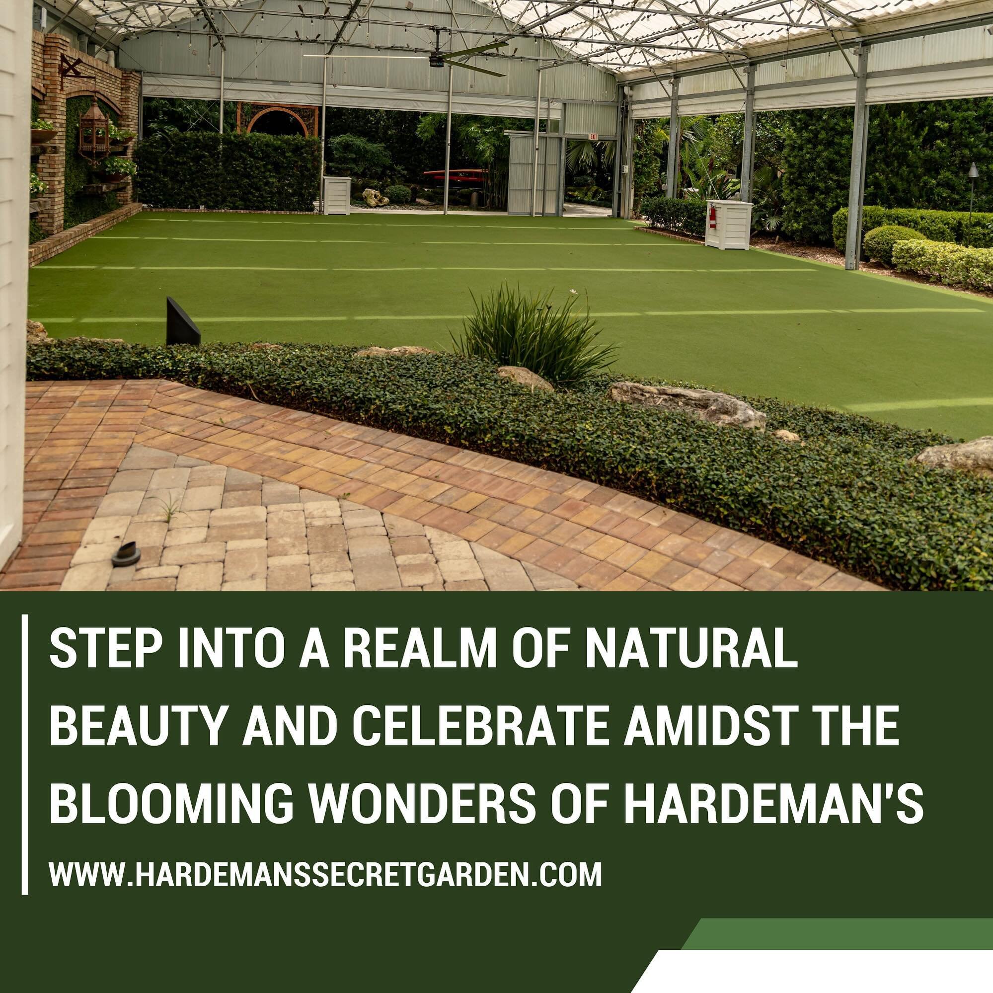 Enter a world of organic splendor and revel in the midst of the blossoming marvels of Hardeman&rsquo;s Secret Garden, where each instant radiates pure enchantment.

https://www.hardemanssecretgarden.com/
#hardemanssecretgarden #weddings #weddingrecep