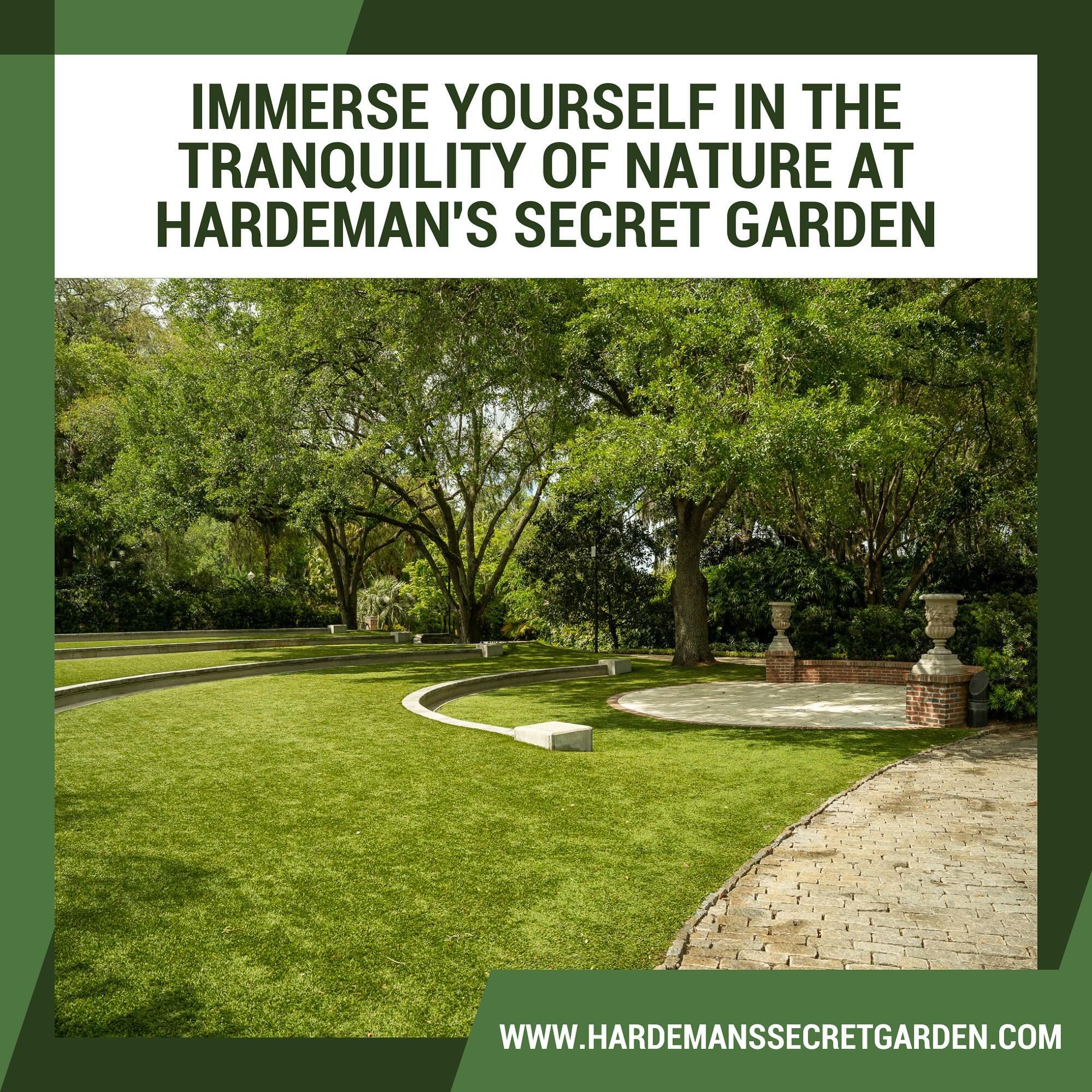 Immerse yourself in the tranquility of nature at Hardeman&rsquo;s Secret Garden, where every aspect is designed to evoke peace and harmony for your event. 

https://www.hardemanssecretgarden.com/
#hardemanssecretgarden #weddings #weddingreceptions #w