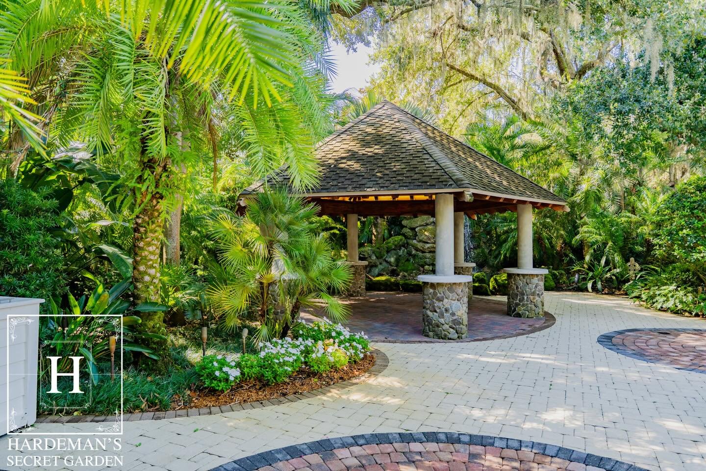Lush, vibrant, and full of life, the Tropical Garden brings together bold foliage, a soothing waterfall flowing into a koi pond, and a charming gazebo that completes the setting with timeless beauty.

www.hardemanssecretgarden.com
#hardemanssecretgar