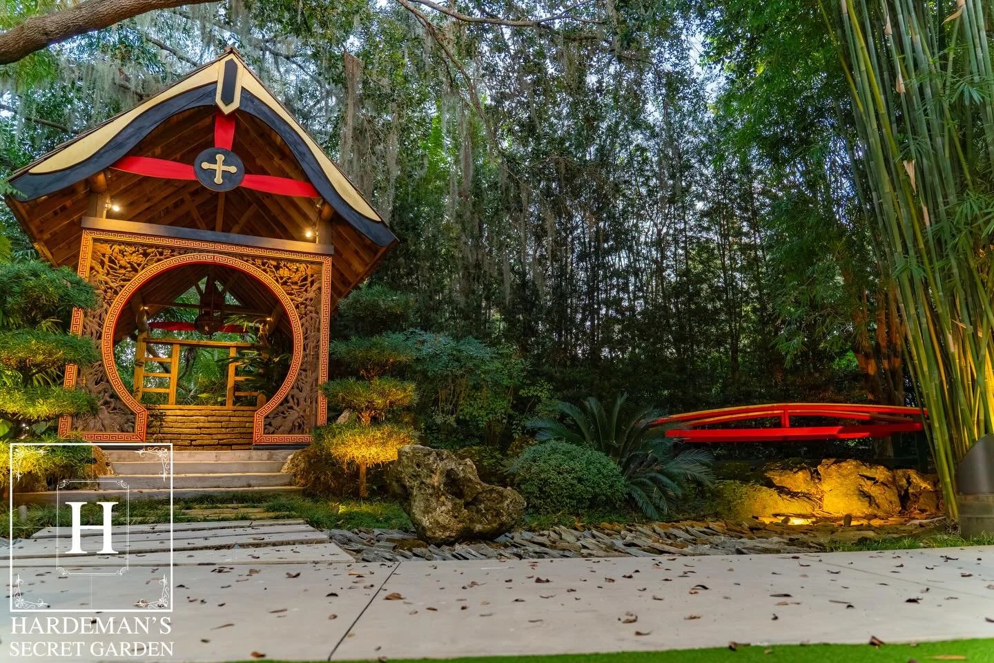 Quiet and thoughtfully designed, the Asian Garden offers a peaceful escape surrounded by natural elements, gentle water features, and carefully placed greenery.

hardemanssecretgarden.com
#hardemanssecretgarden #wedding #weddingvenue