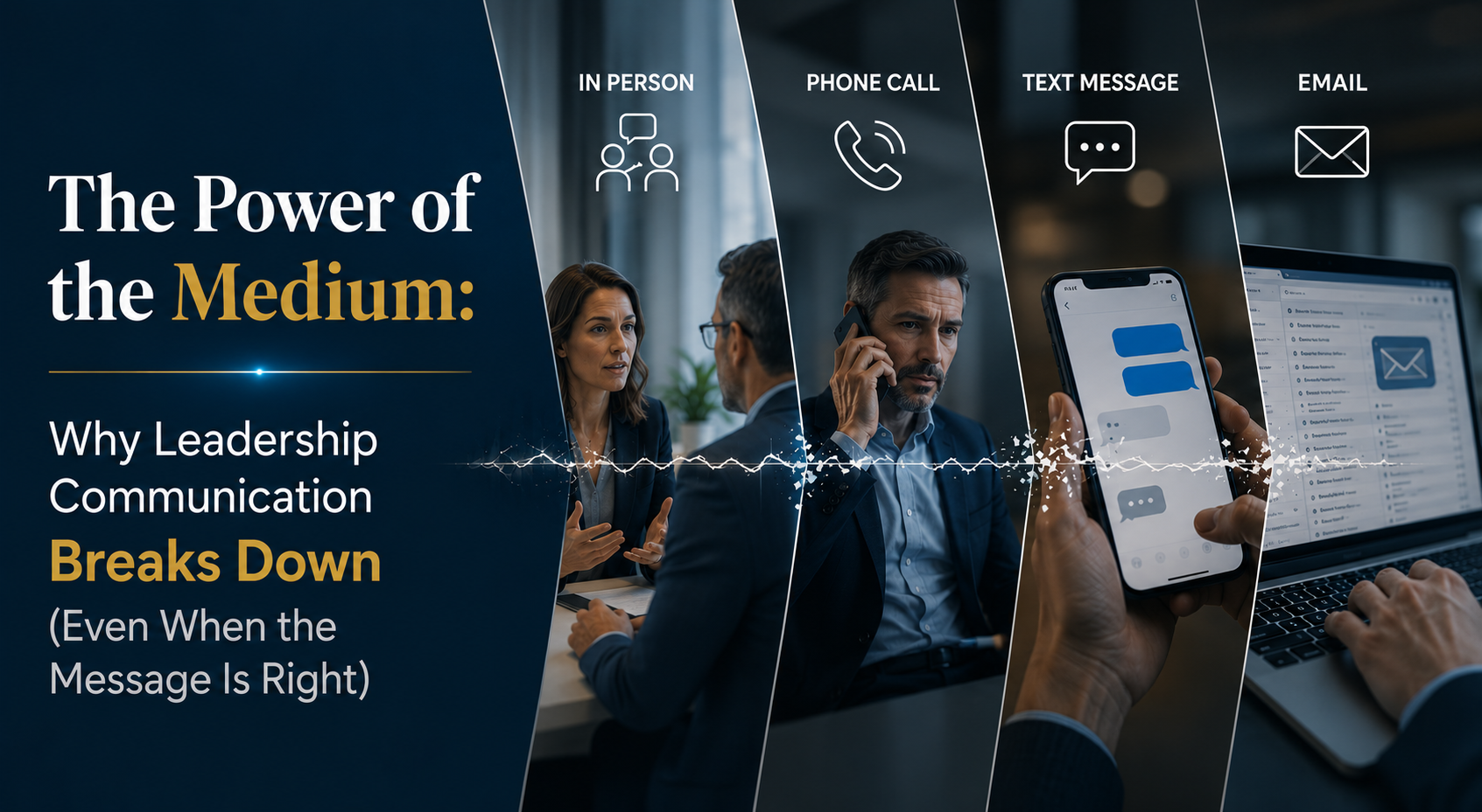 The Power of the Medium: Why Leadership Communication Breaks Down (Even When the Message Is Right)