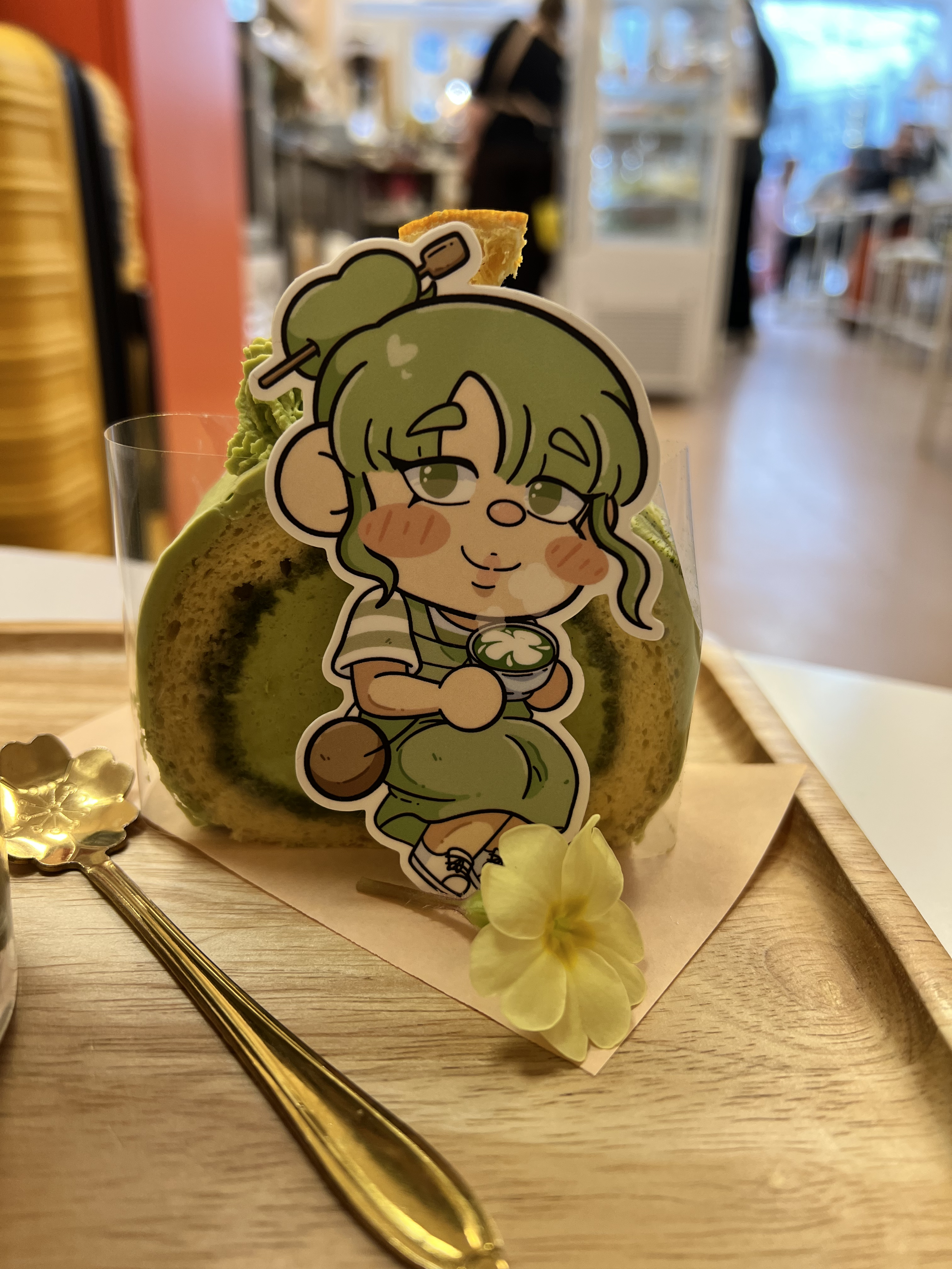 Matcha Gal (Large Sticker)