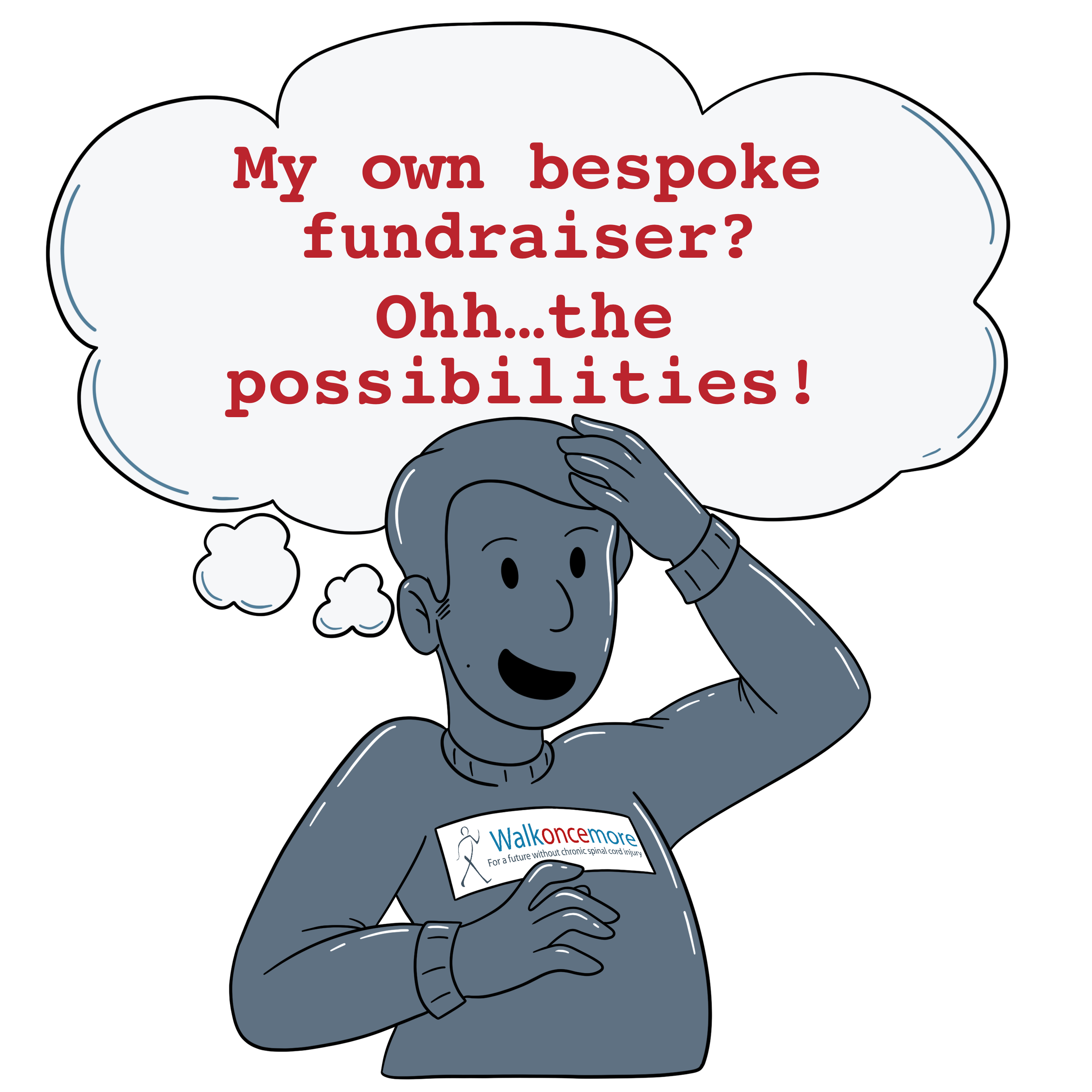 An asset created for 'Walk Once More', it appears on their website.