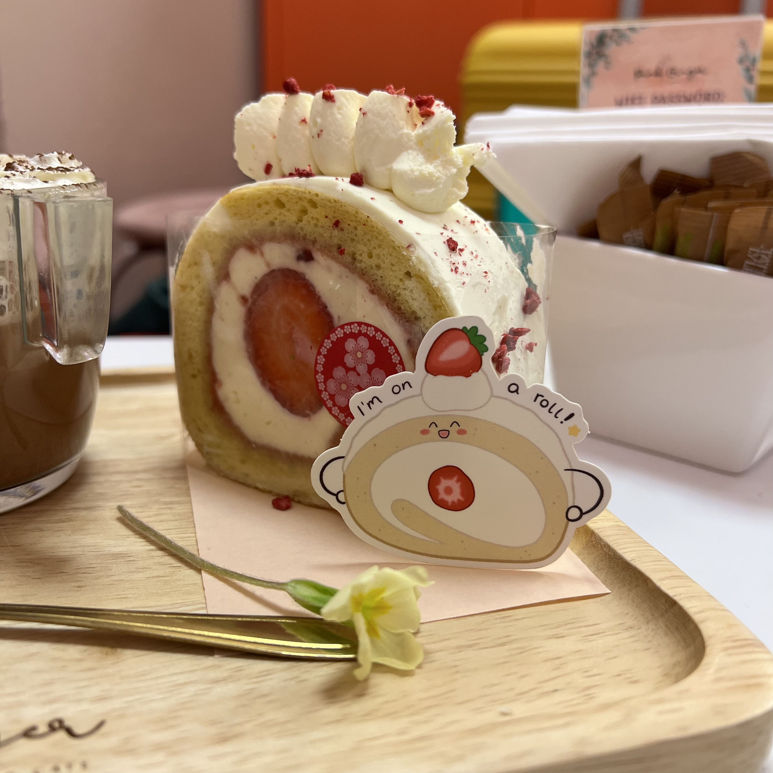 On a Roll (Small Sticker)