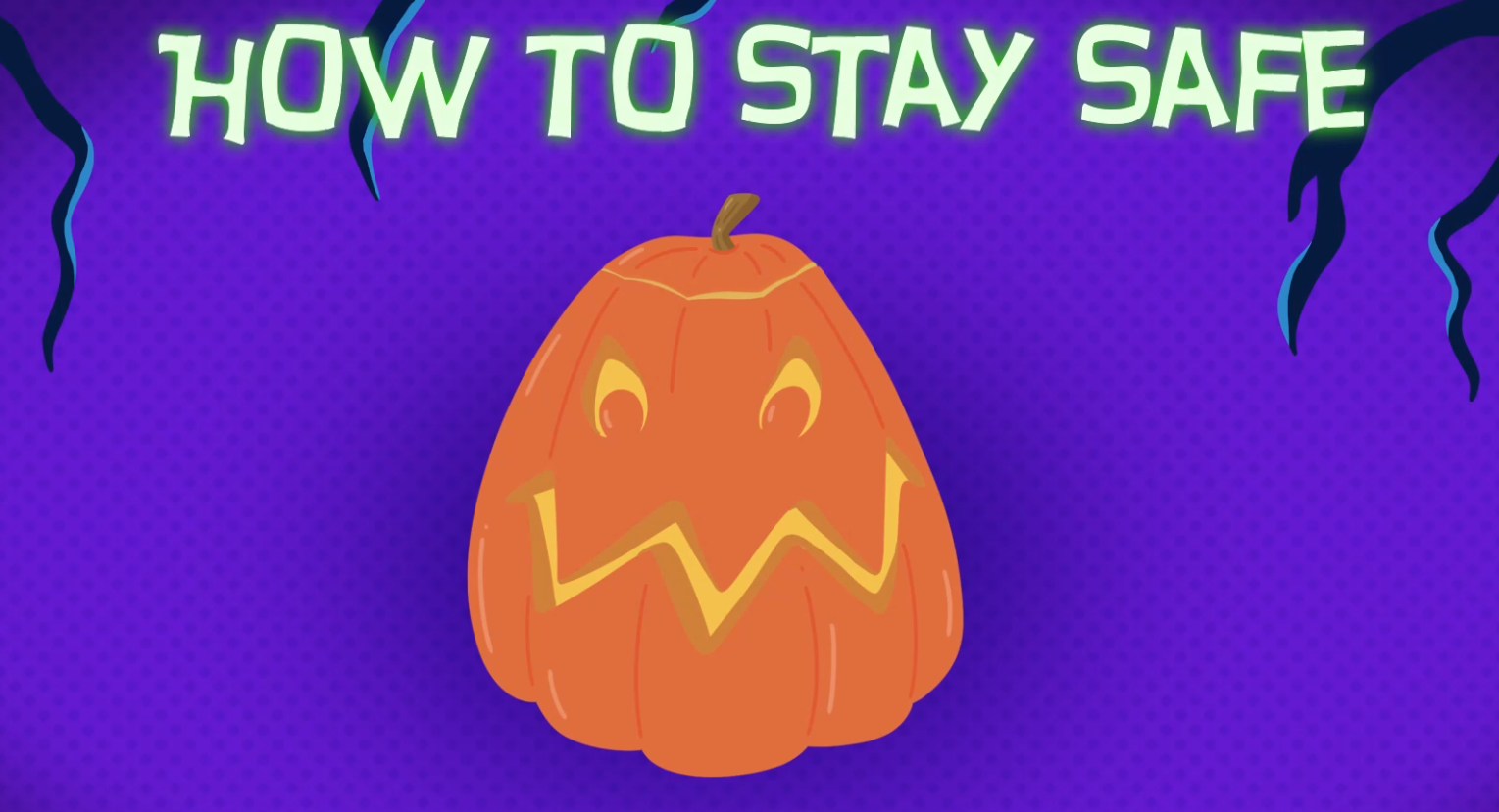 Halloween Safety Tips Animation
