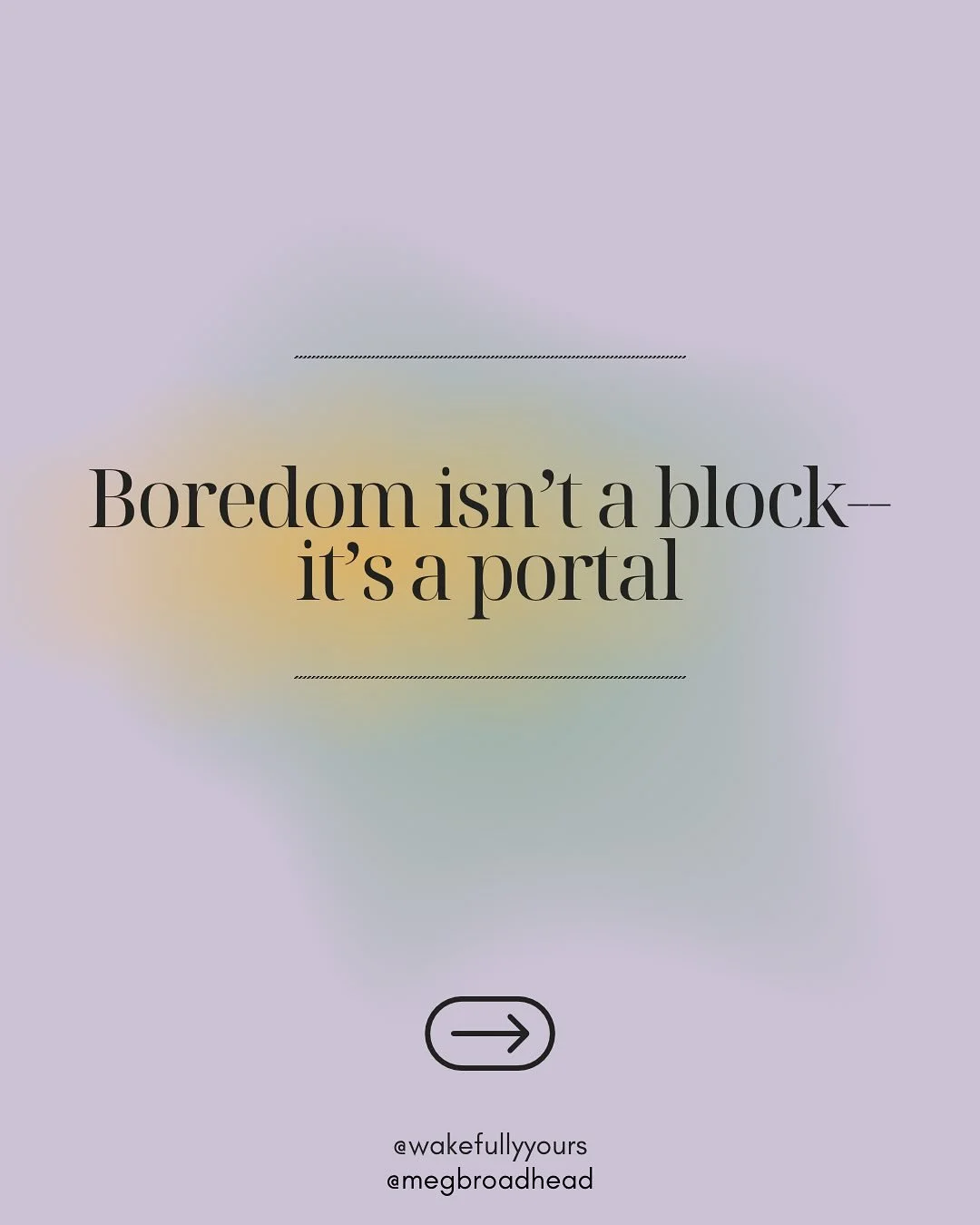 No one tells you this: awakening can feel&hellip; boring.
Not dramatic. Not blissful. Not confusing. Just flat.

This doesn&rsquo;t mean you&rsquo;re stuck. It means you&rsquo;re integrating. 

Boredom often arrives when:
🤍The old way has been disma
